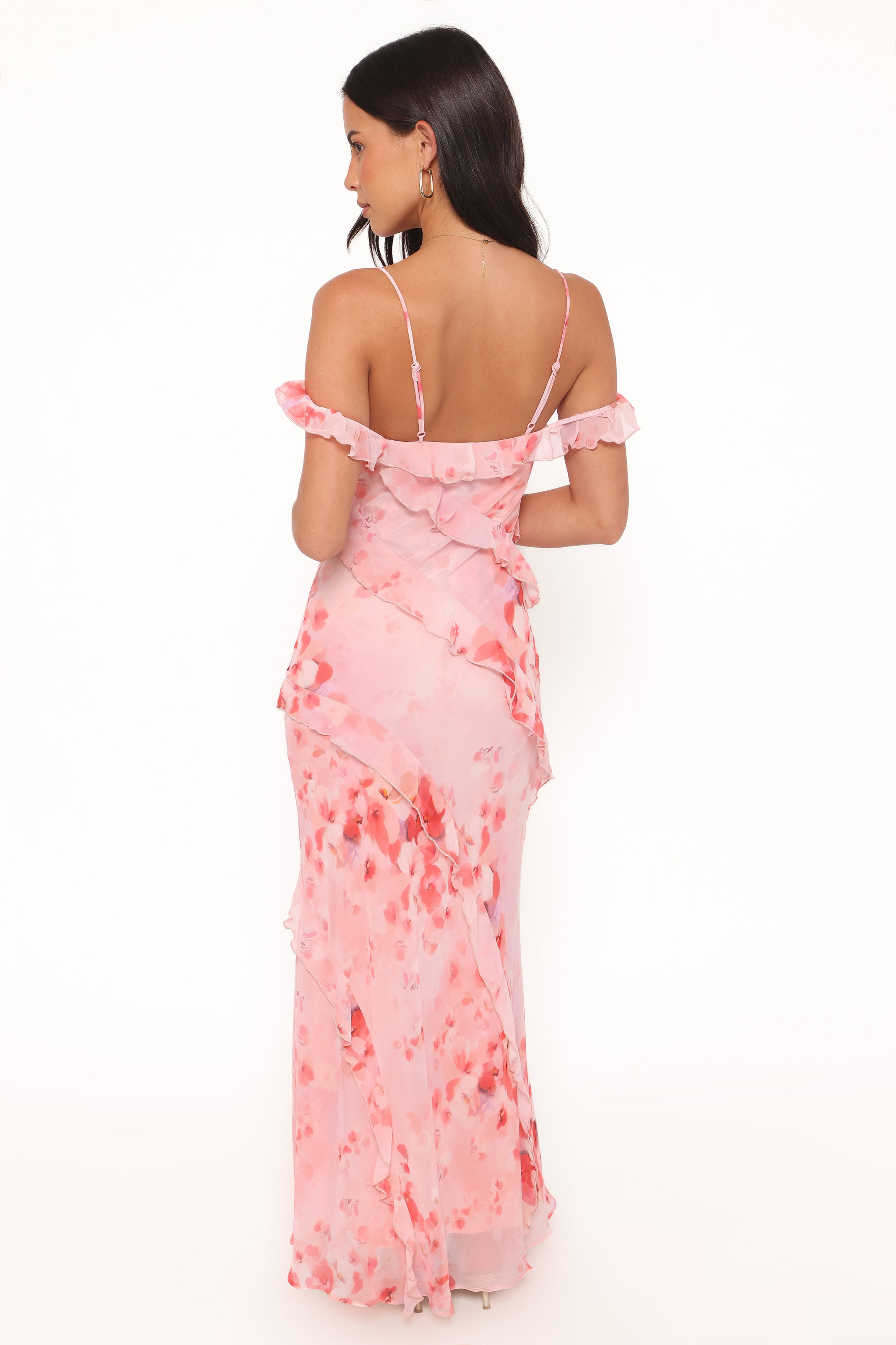DRESSES Alexia Off Shoulder Maxi Dress - Pink Floral