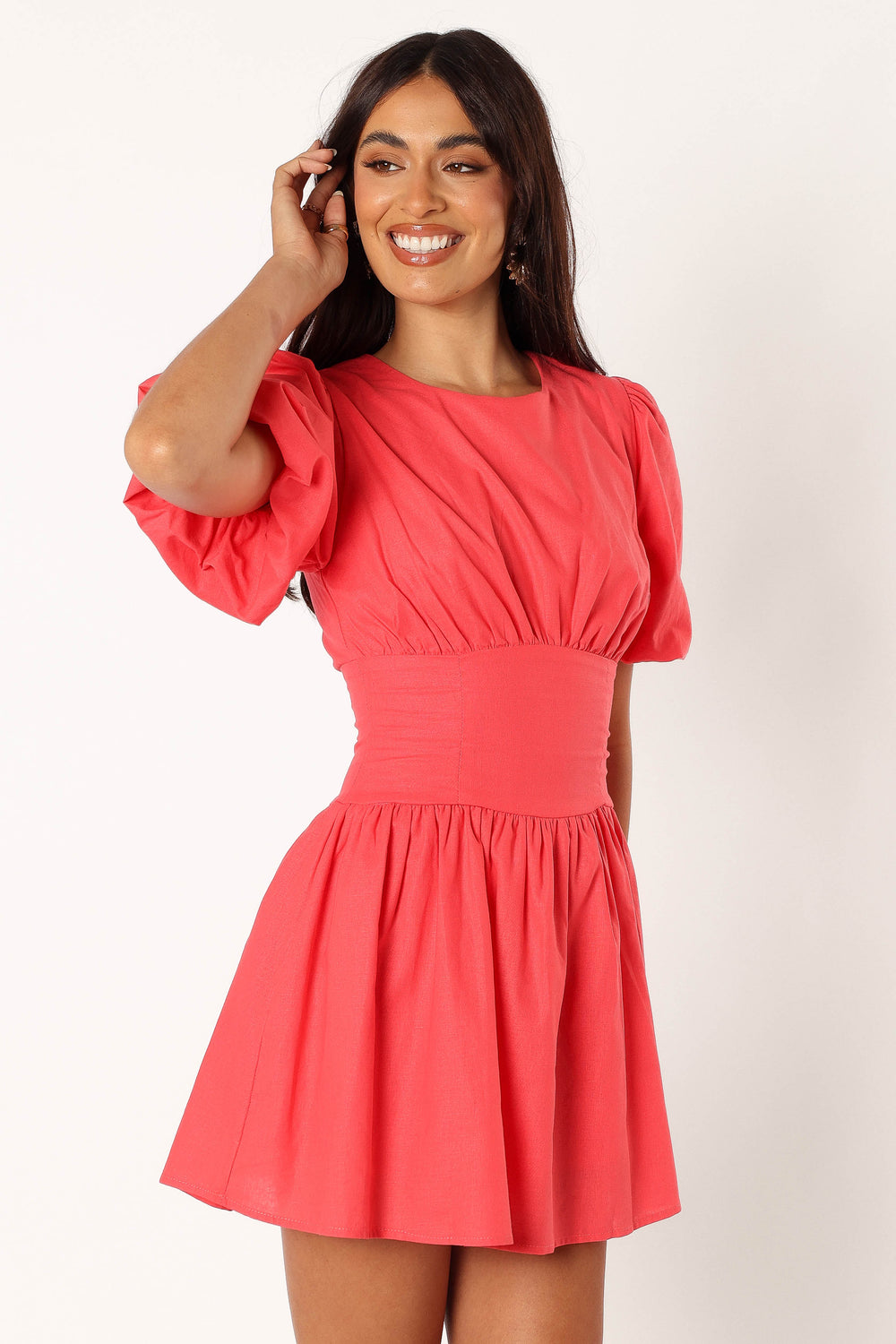 DRESSES @Alfie Mini Dress - Coral Red