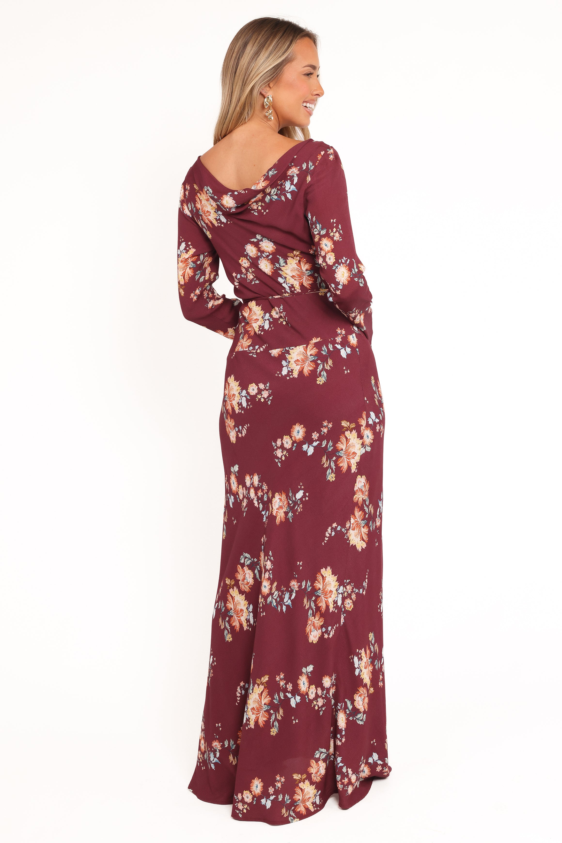 DRESSES Alima Maxi Dress - Berry Floral