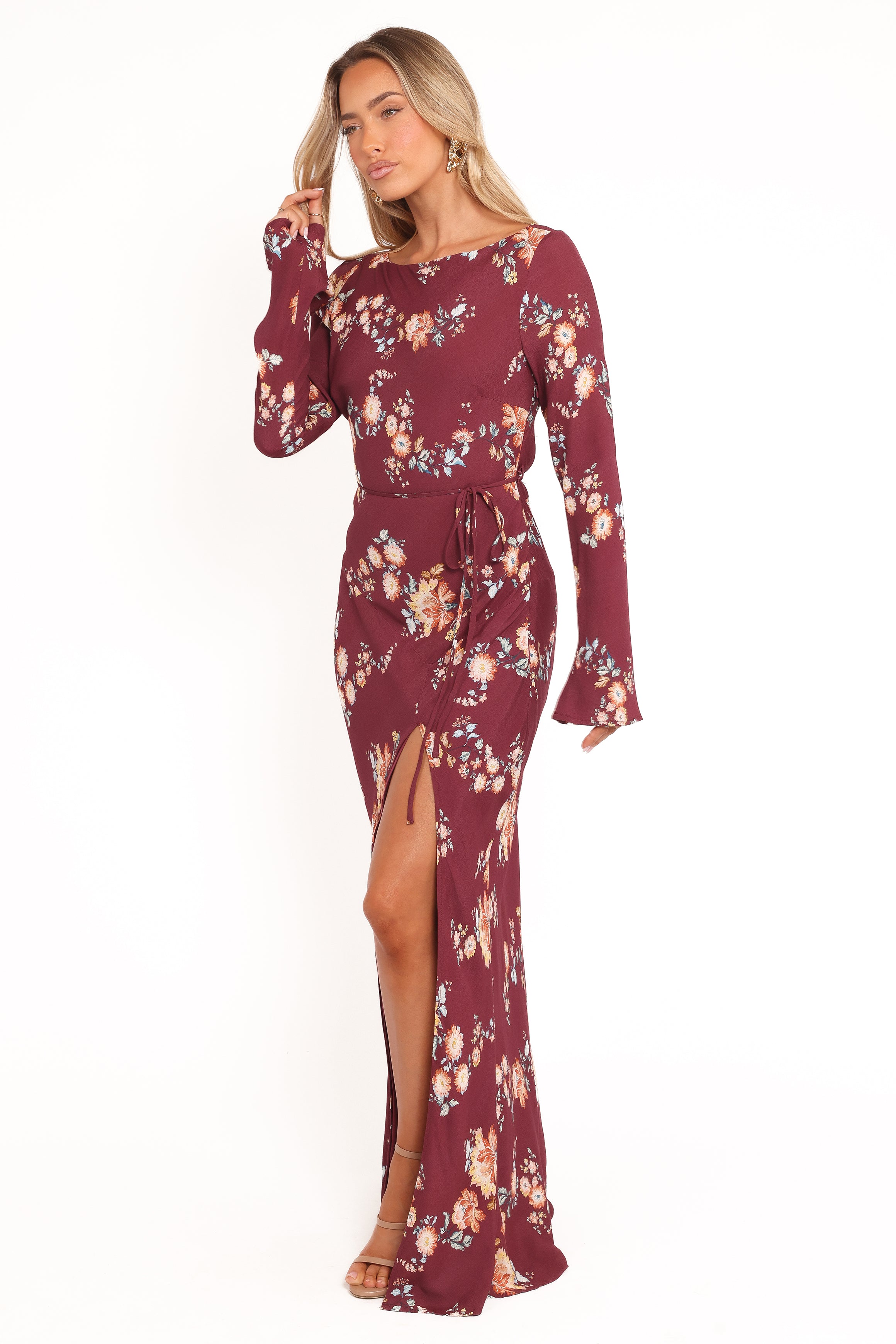 DRESSES Alima Maxi Dress - Berry Floral