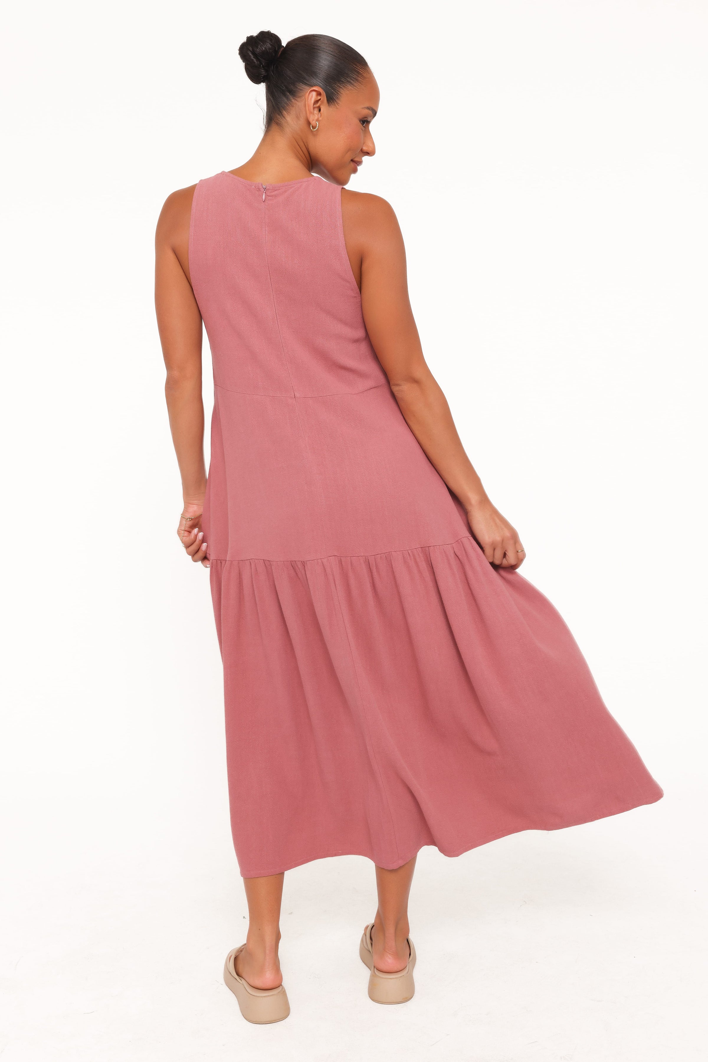 DRESSES Almudena Midi Dress - Mauve