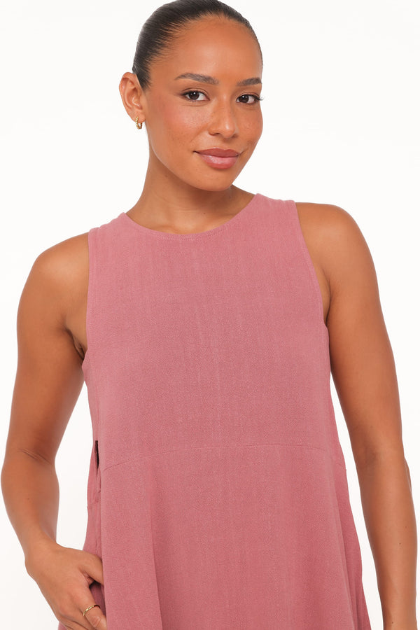 DRESSES Almudena Midi Dress - Mauve