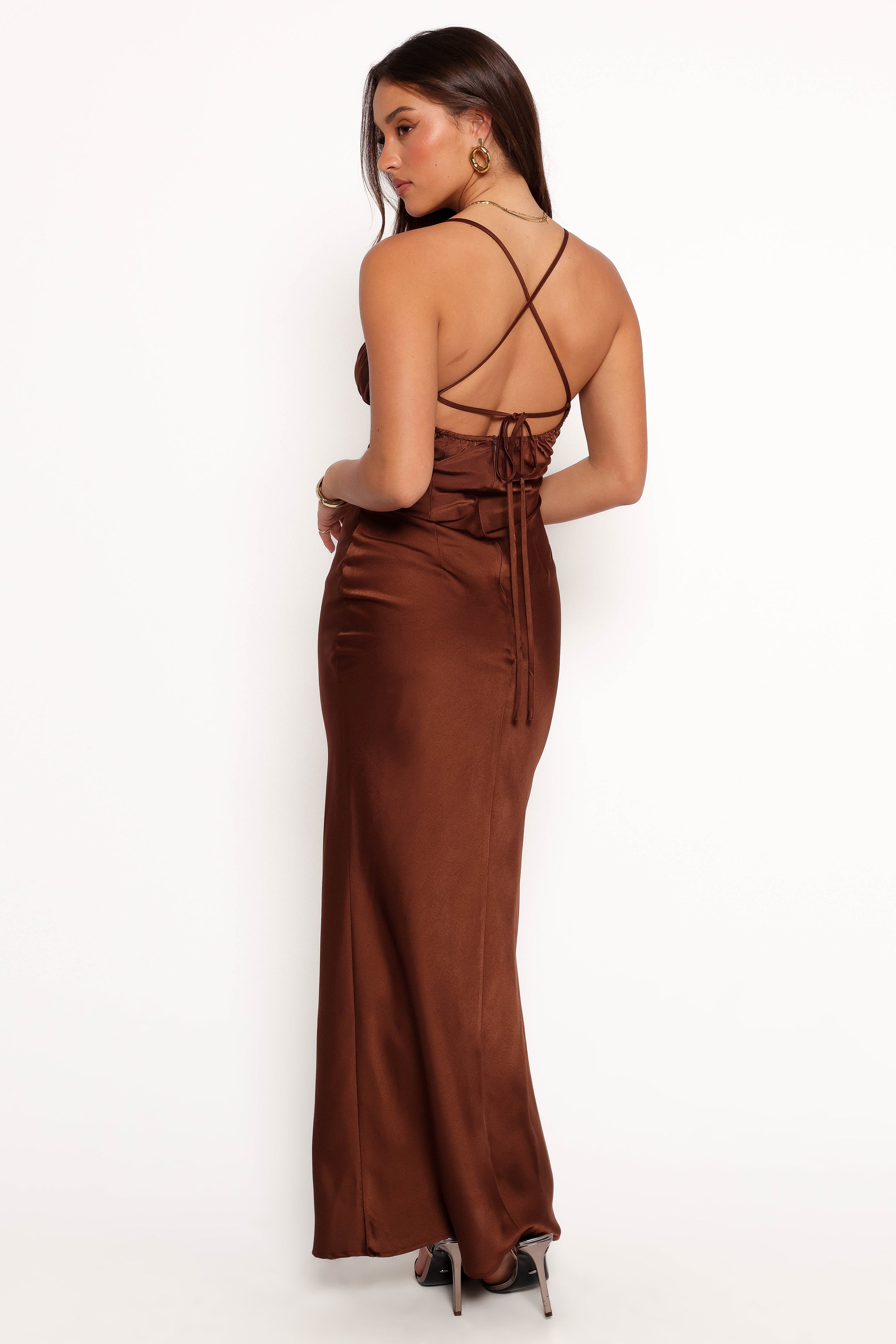 DRESSES Amalia Maxi Dress - Chocolate