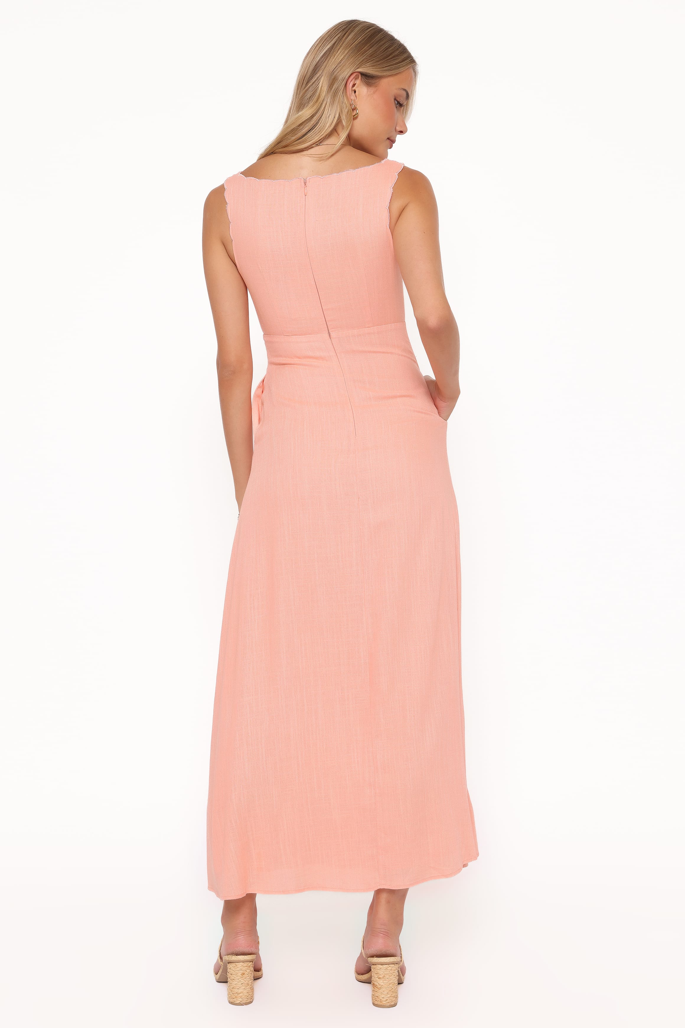 DRESSES Amalie Maxi Dress - Pastel Peach