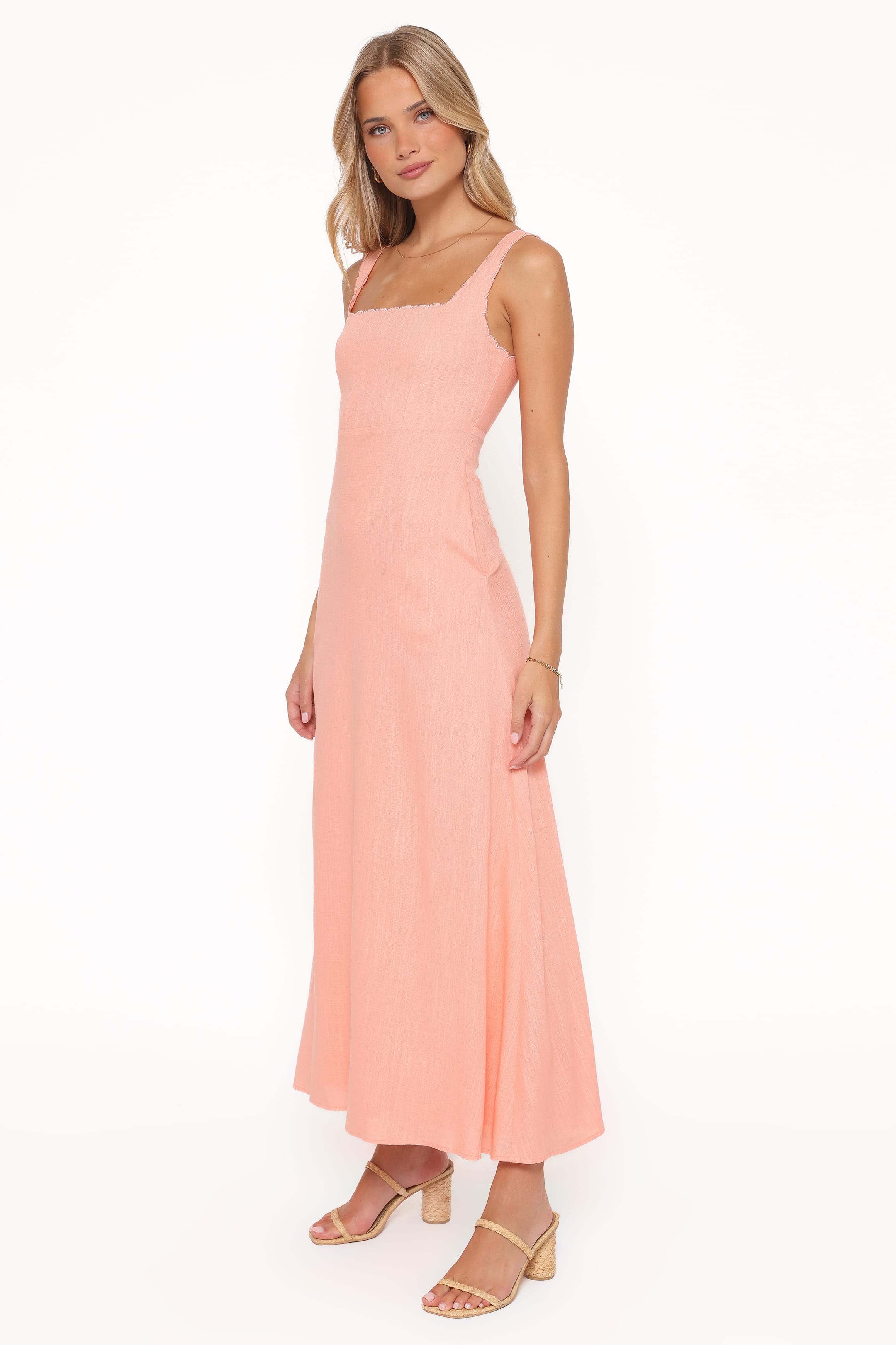 DRESSES Amalie Maxi Dress - Pastel Peach