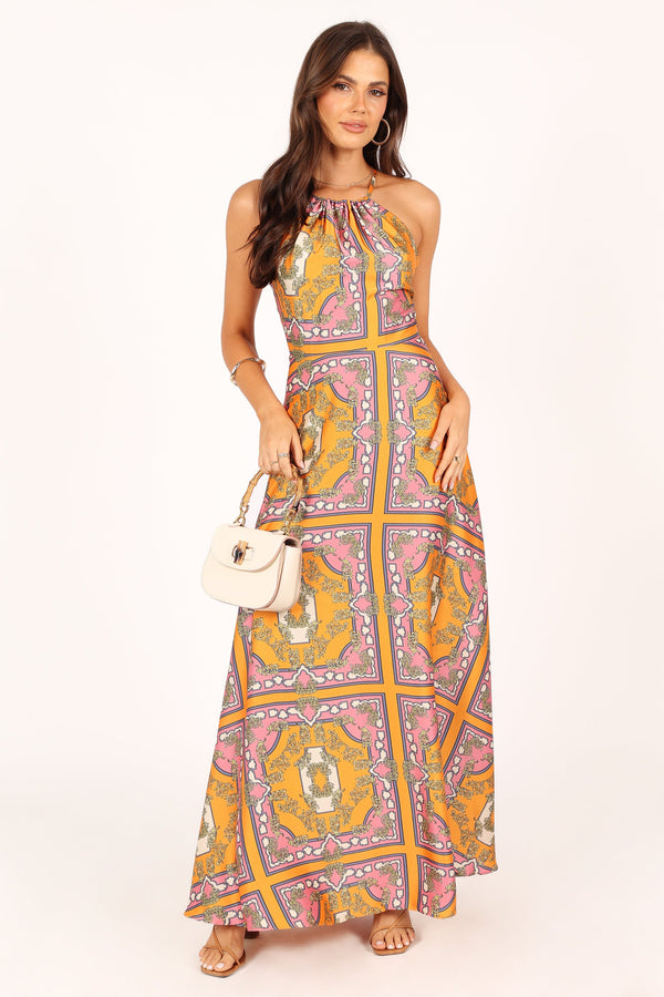 DRESSES @Amara Maxi Dress - Tangerine