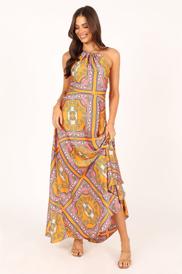 DRESSES @Amara Maxi Dress - Tangerine