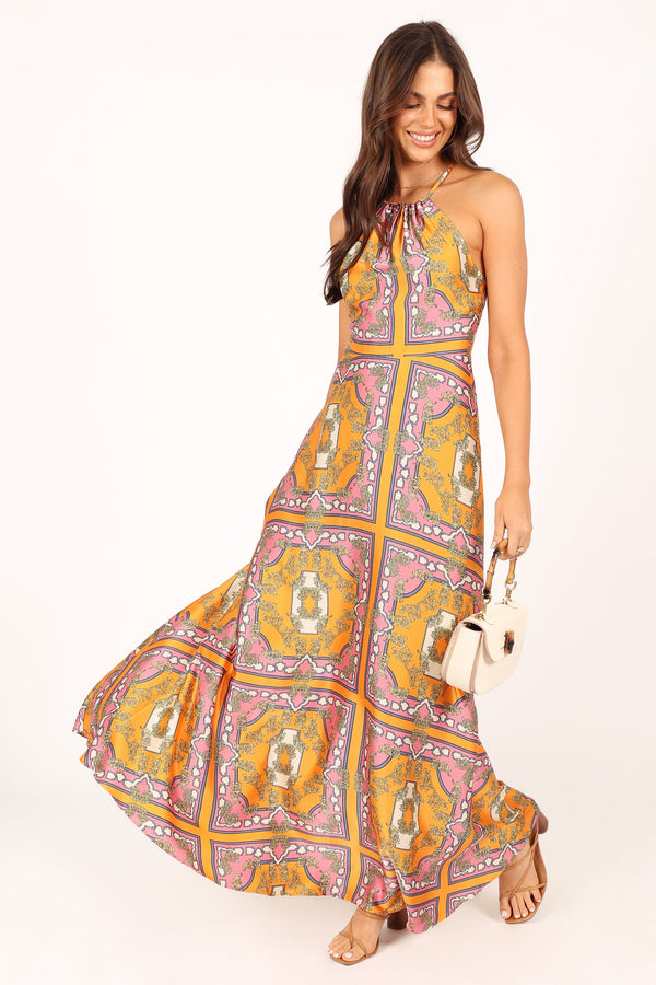 DRESSES @Amara Maxi Dress - Tangerine