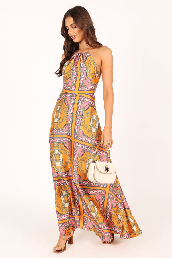 DRESSES @Amara Maxi Dress - Tangerine