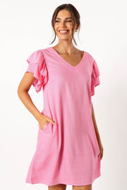 DRESSES @Amara Mini Dress - Pink