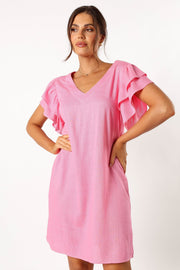 DRESSES @Amara Mini Dress - Pink