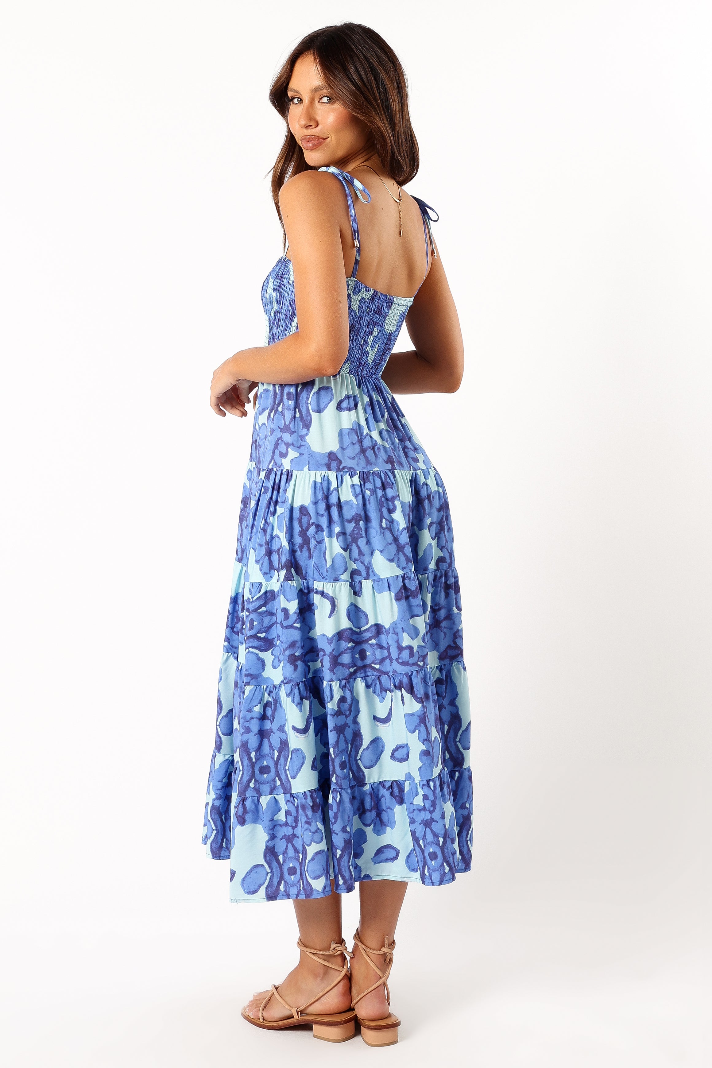 DRESSES @Amarie Midi Dress - Blue