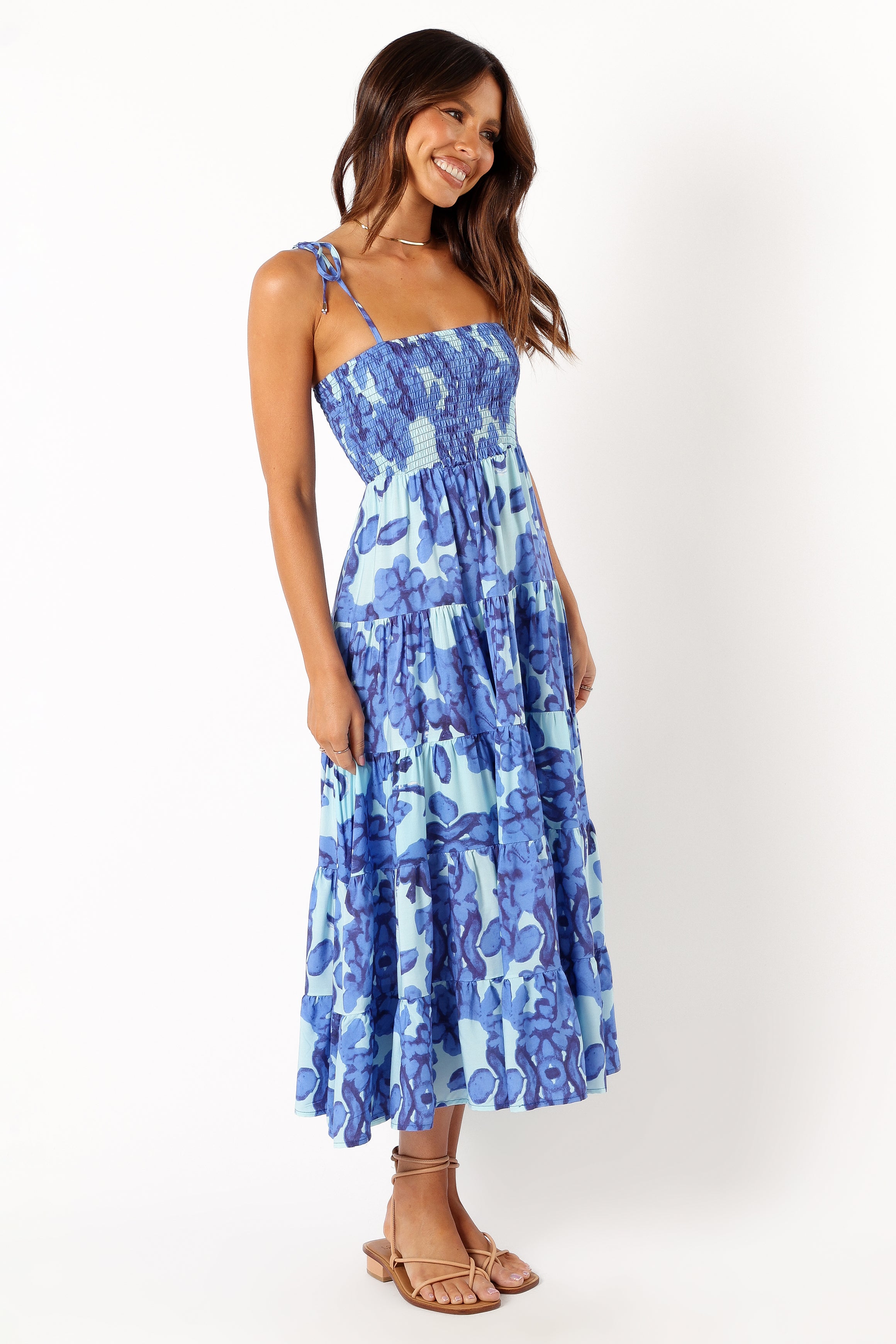 DRESSES @Amarie Midi Dress - Blue