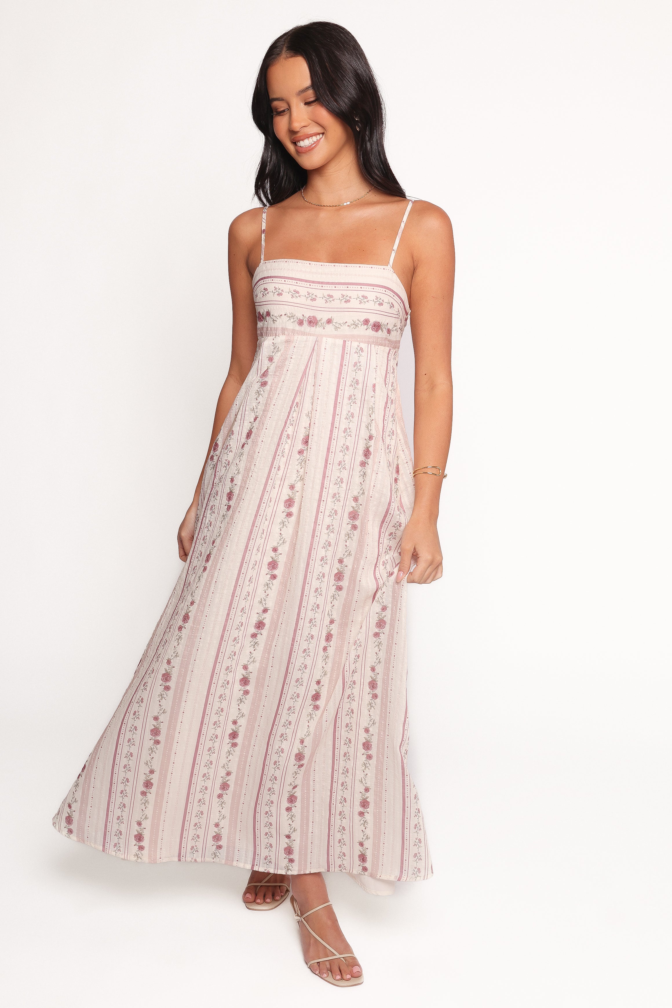 DRESSES Amaris Maxi Dress - Ivory Mauve Floral