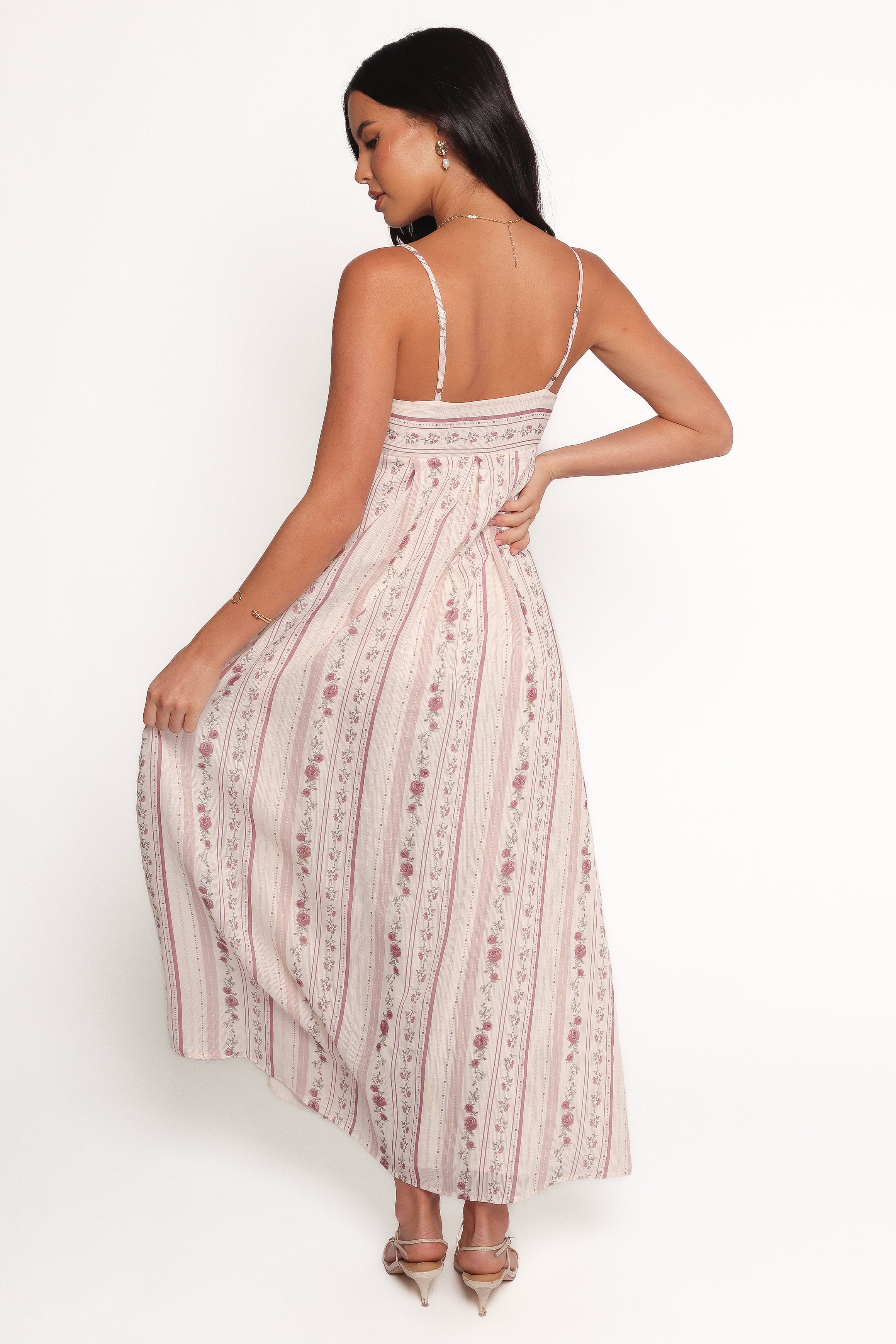 DRESSES Amaris Maxi Dress - Ivory Mauve Floral