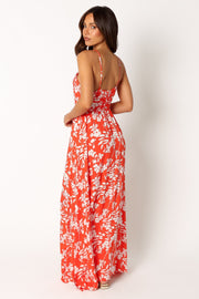 DRESSES @Amaya Maxi Dress - Red Print