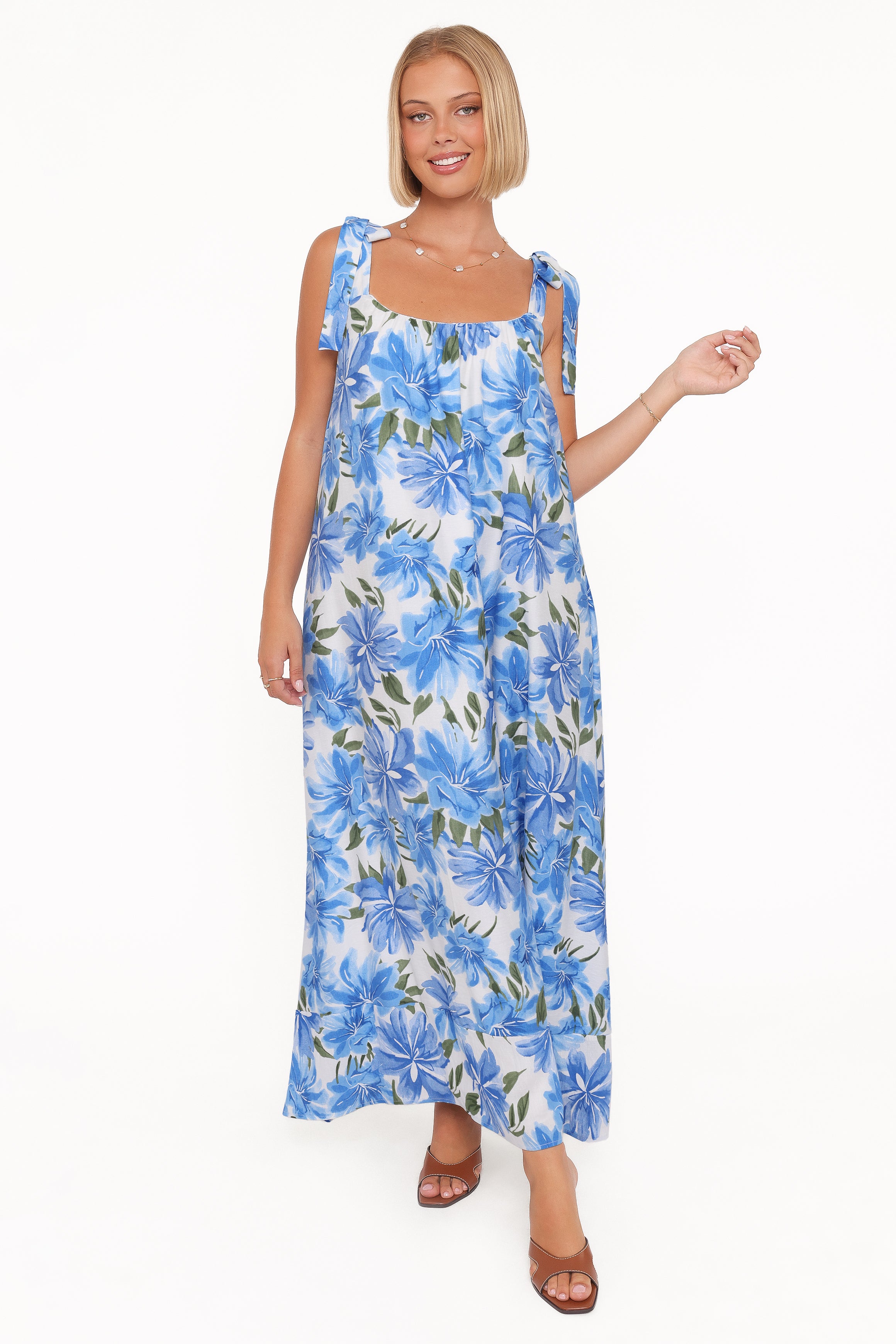 DRESSES Amber Maxi Dress - Blue Floral