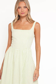 DRESSES Amberlyn Maxi Dress - Green Gingham