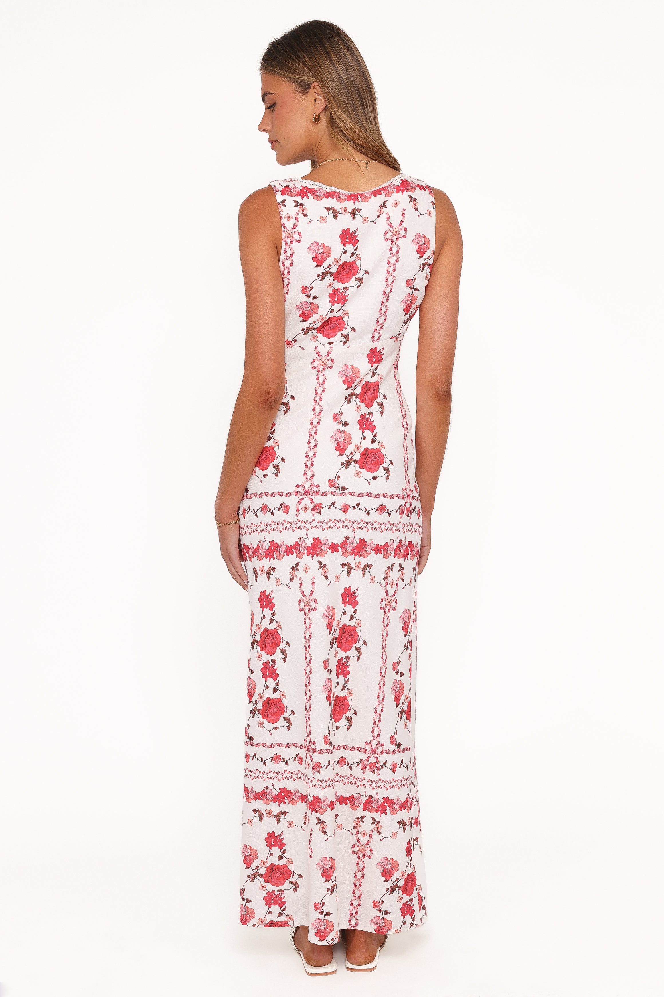 DRESSES Amore Bias Cut Maxi Dress - Red Rose