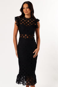 DRESSES @Anderson Midi Dress - Black