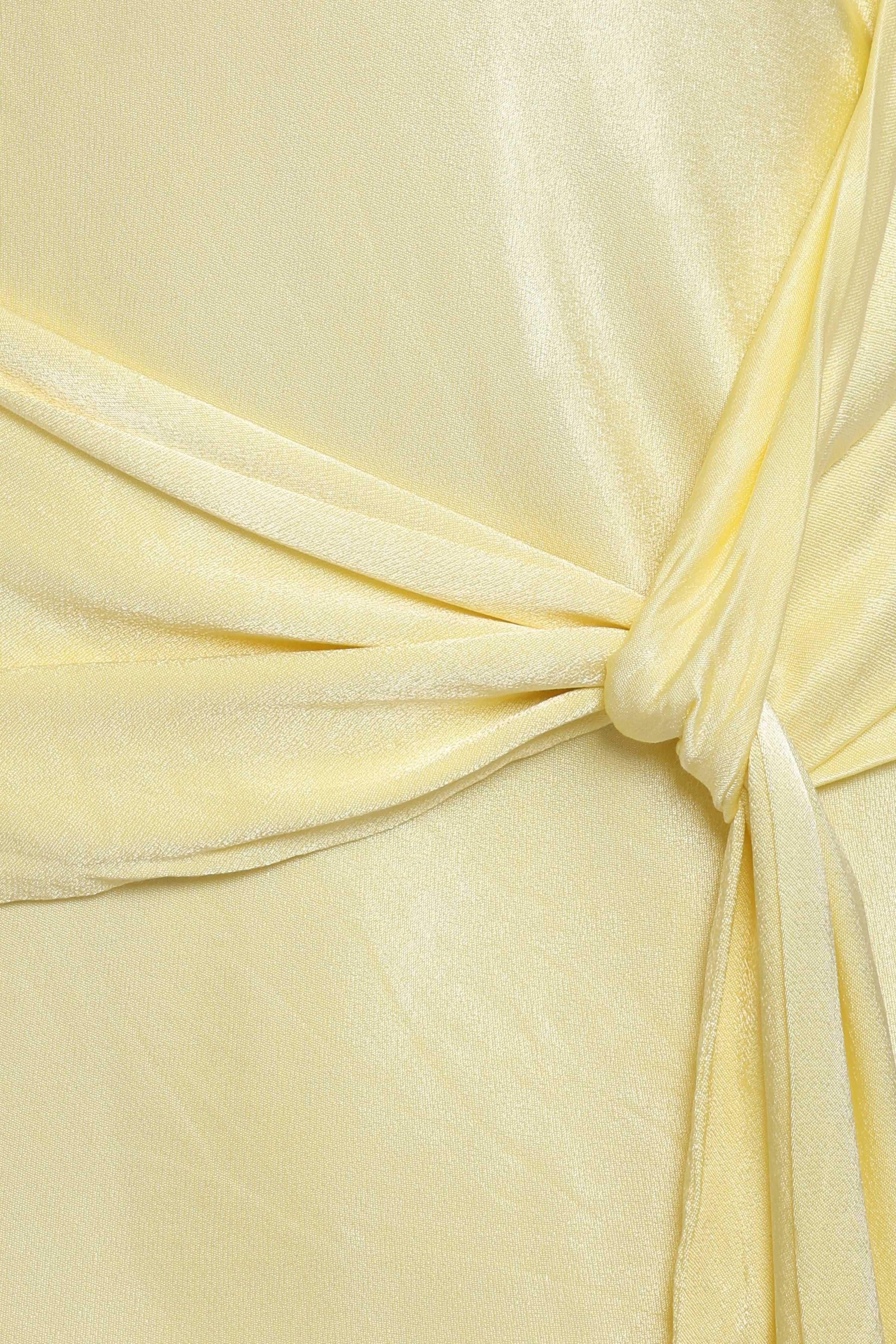 DRESSES Anige Tie Front Mini Dress - Butter Yellow