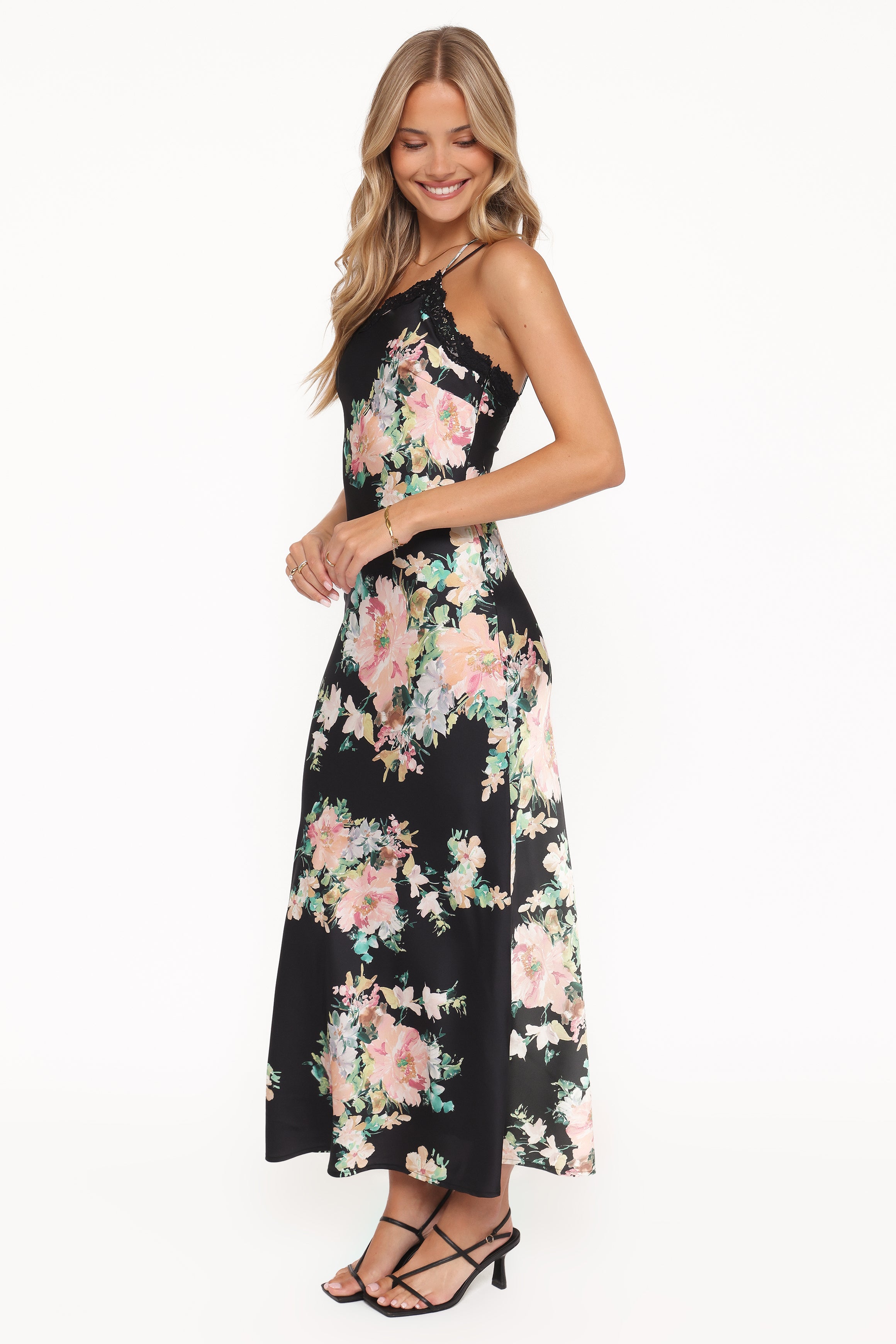 DRESSES Anika Maxi Dress - Black Floral