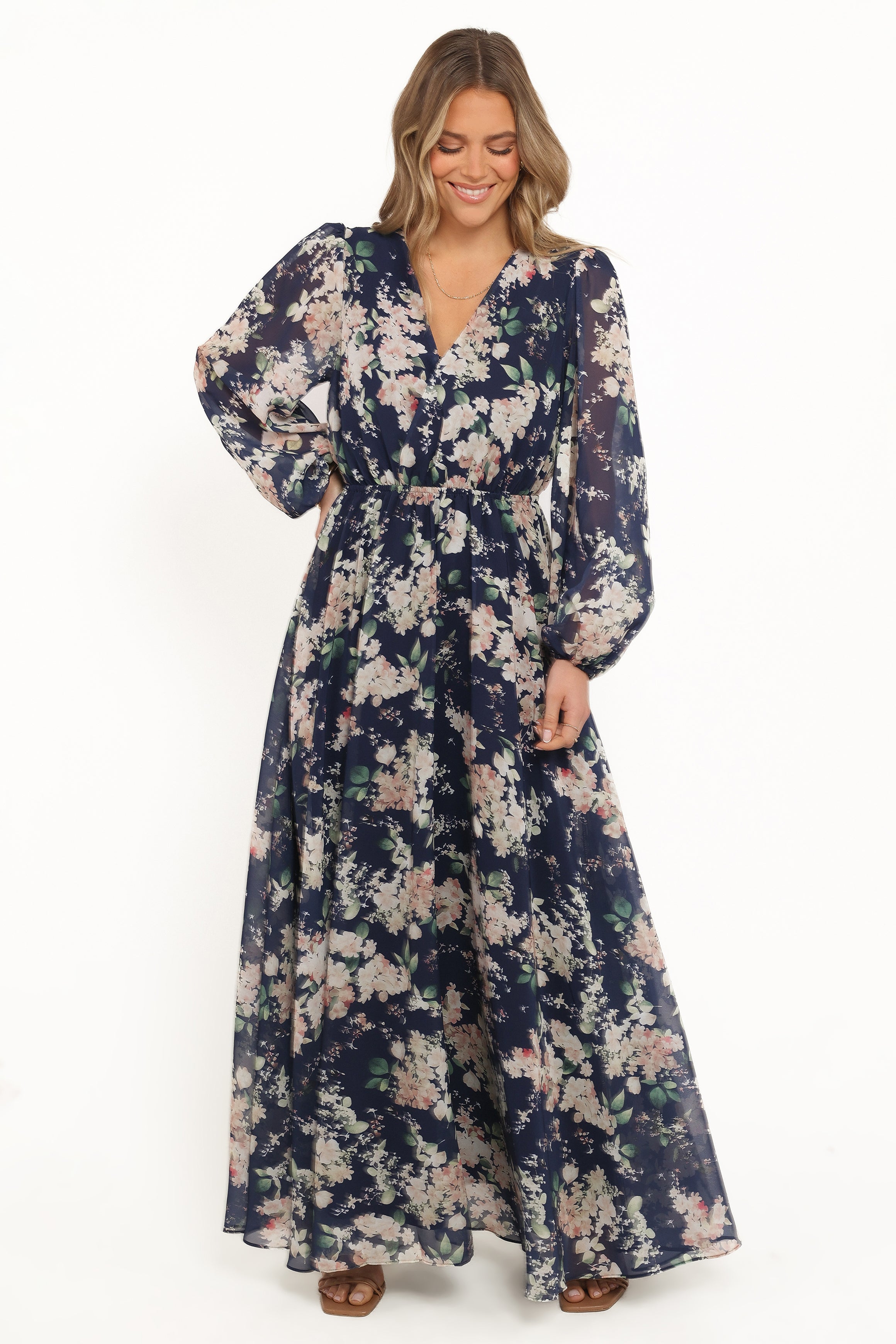 DRESSES Anisa Maxi Dress - Navy Floral