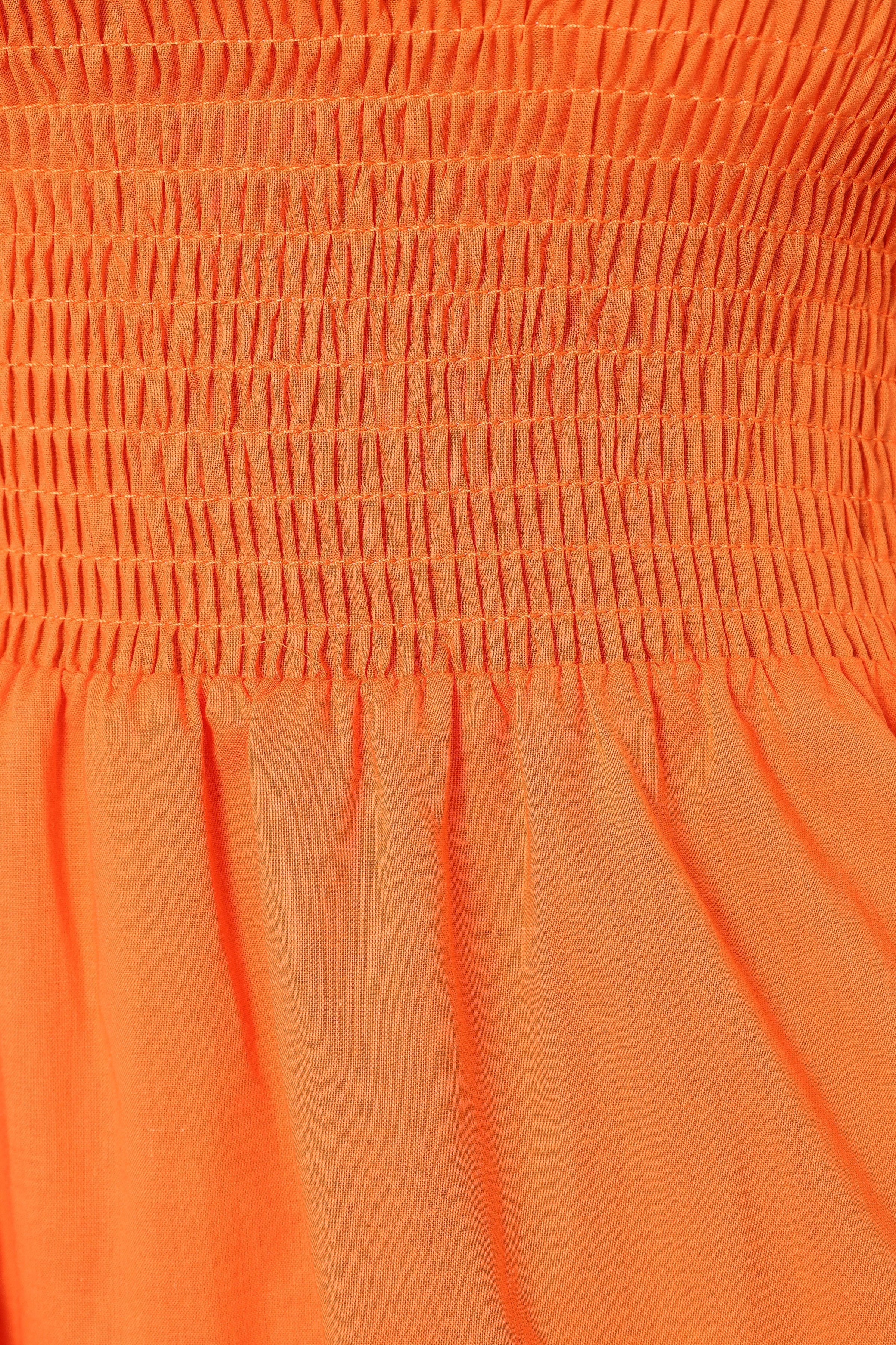 DRESSES @Aniston Off Shoulder Mini Dress - Orange (Hold for Euro Summer)