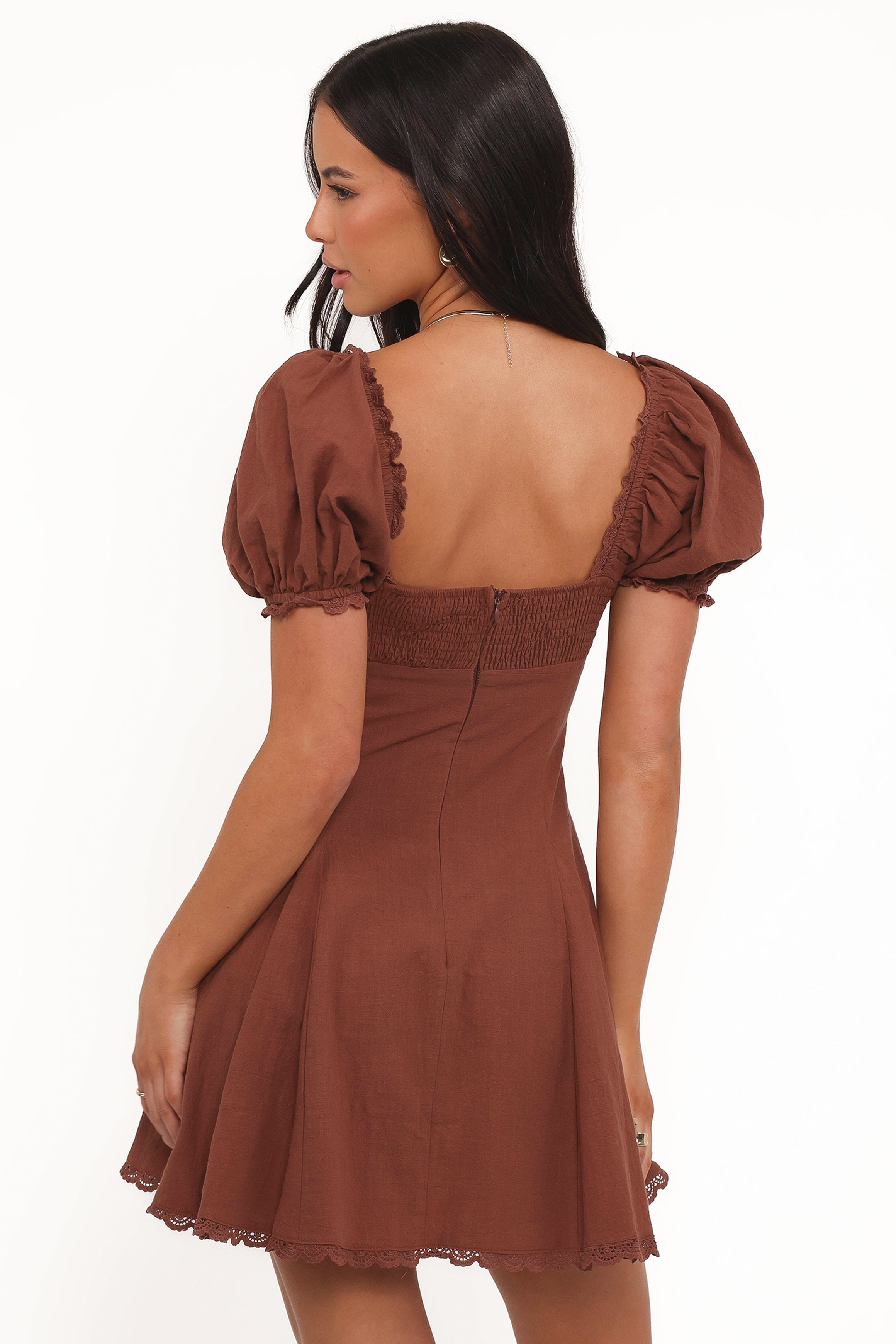 DRESSES Anora Mini Dress - Cognac