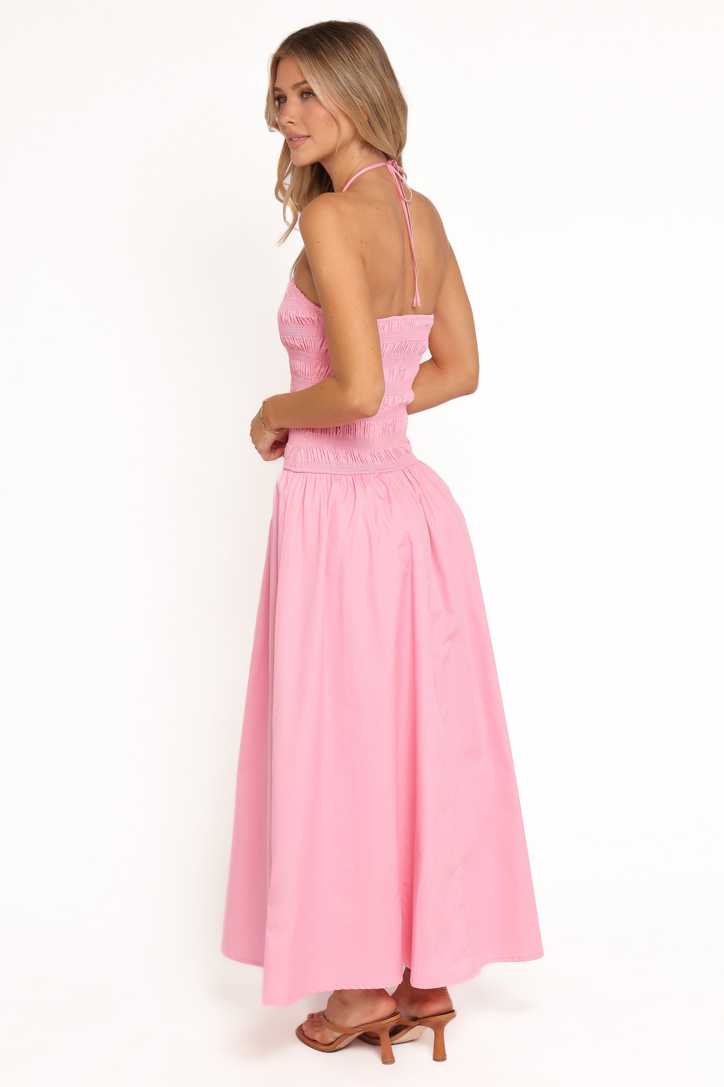 DRESSES Aradia Halter Maxi Dress - Pink