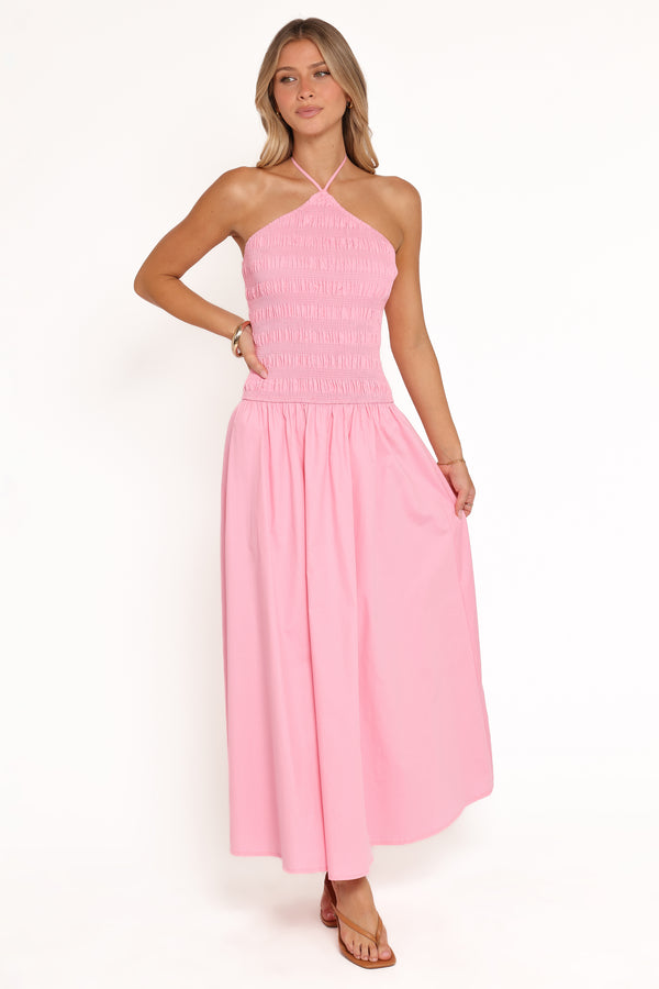 DRESSES Aradia Halter Maxi Dress - Pink