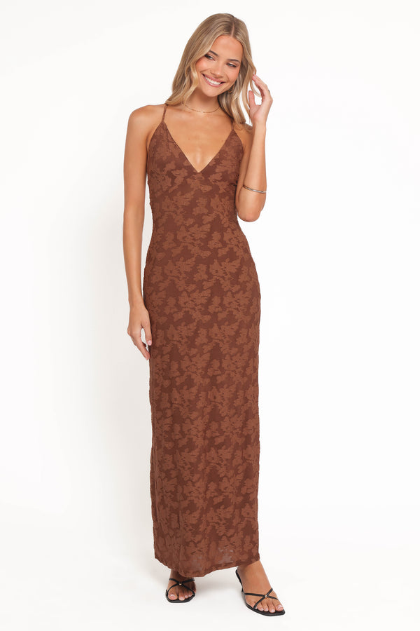 DRESSES Araminta Maxi Dress - Brown