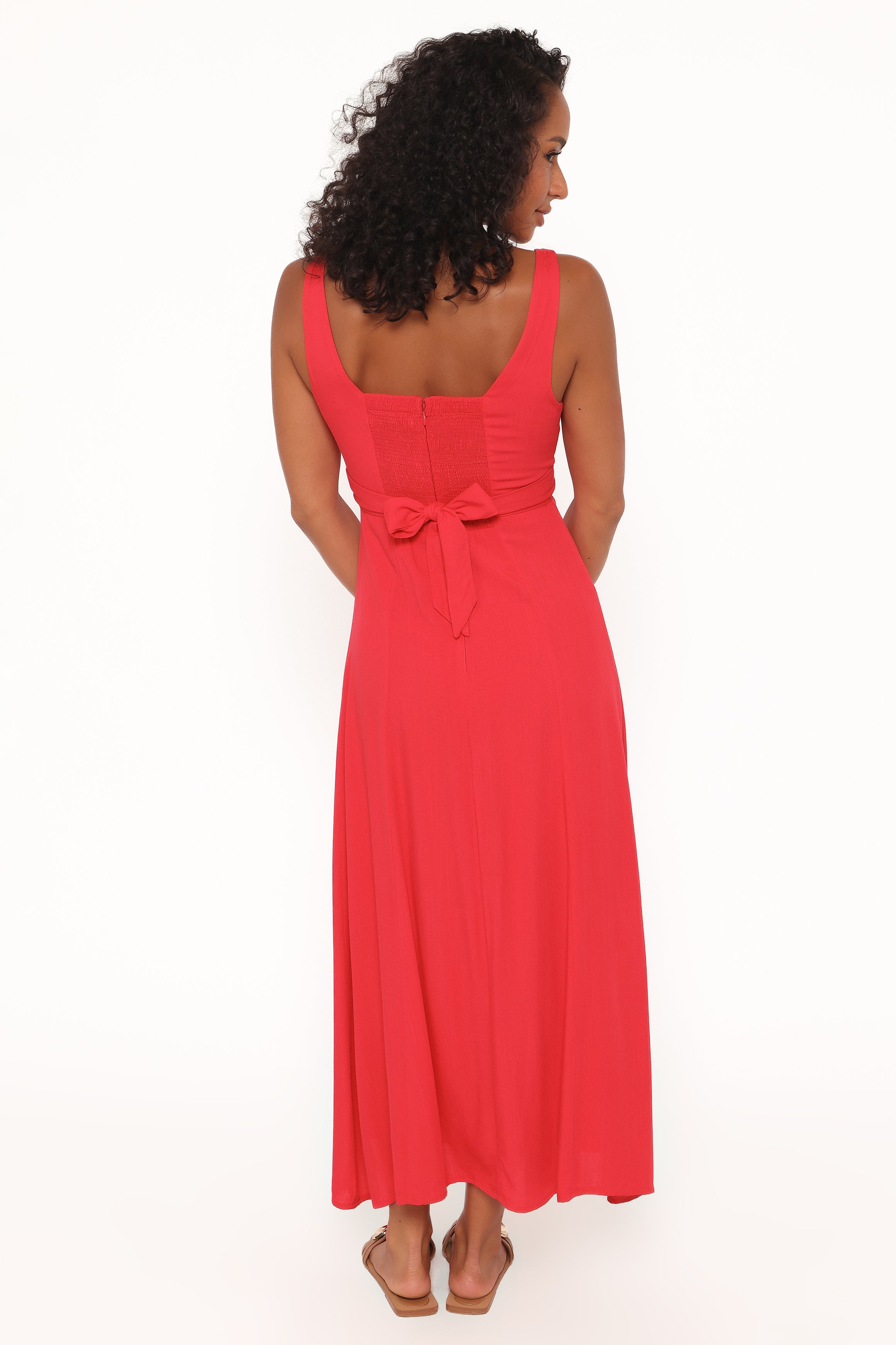 DRESSES Archer Midi Dress - Red