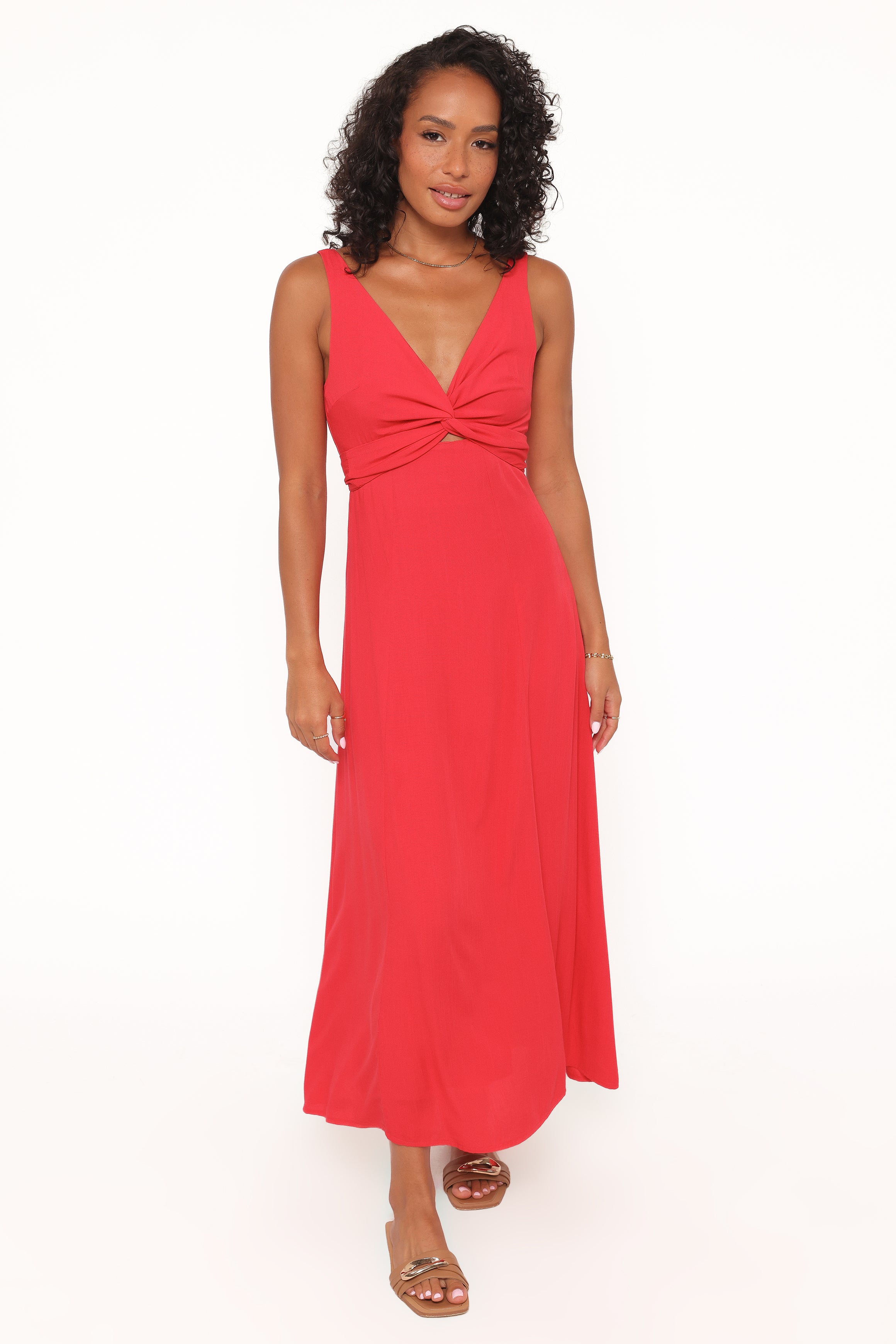 DRESSES Archer Midi Dress - Red