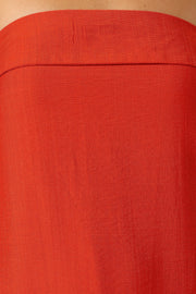 DRESSES @Archer Strapless Maxi Dress - Red