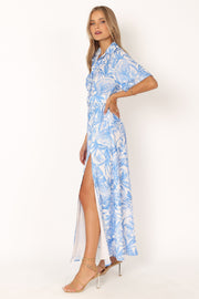 DRESSES @Arianna Maxi Dress - Blue Floral