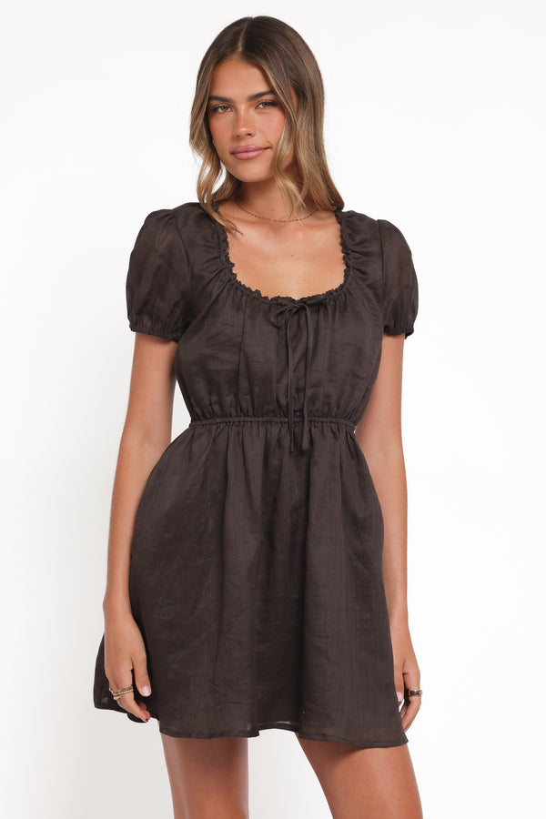 DRESSES Arista Mini Dress - Espresso