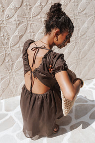 DRESSES Arista Mini Dress - Espresso