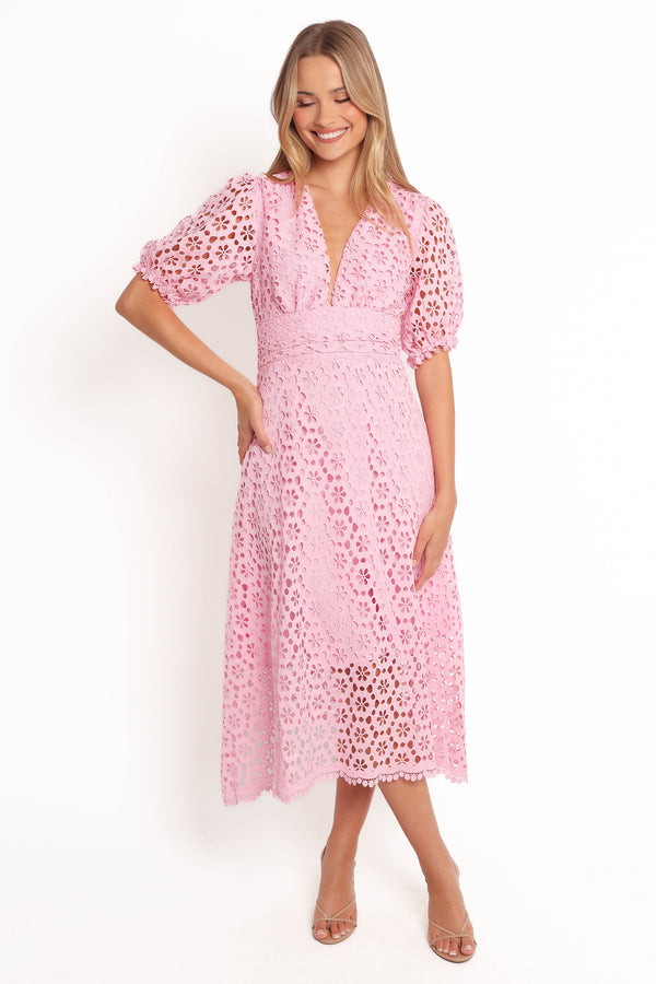 DRESSES Arlington Midi Dress - Pink