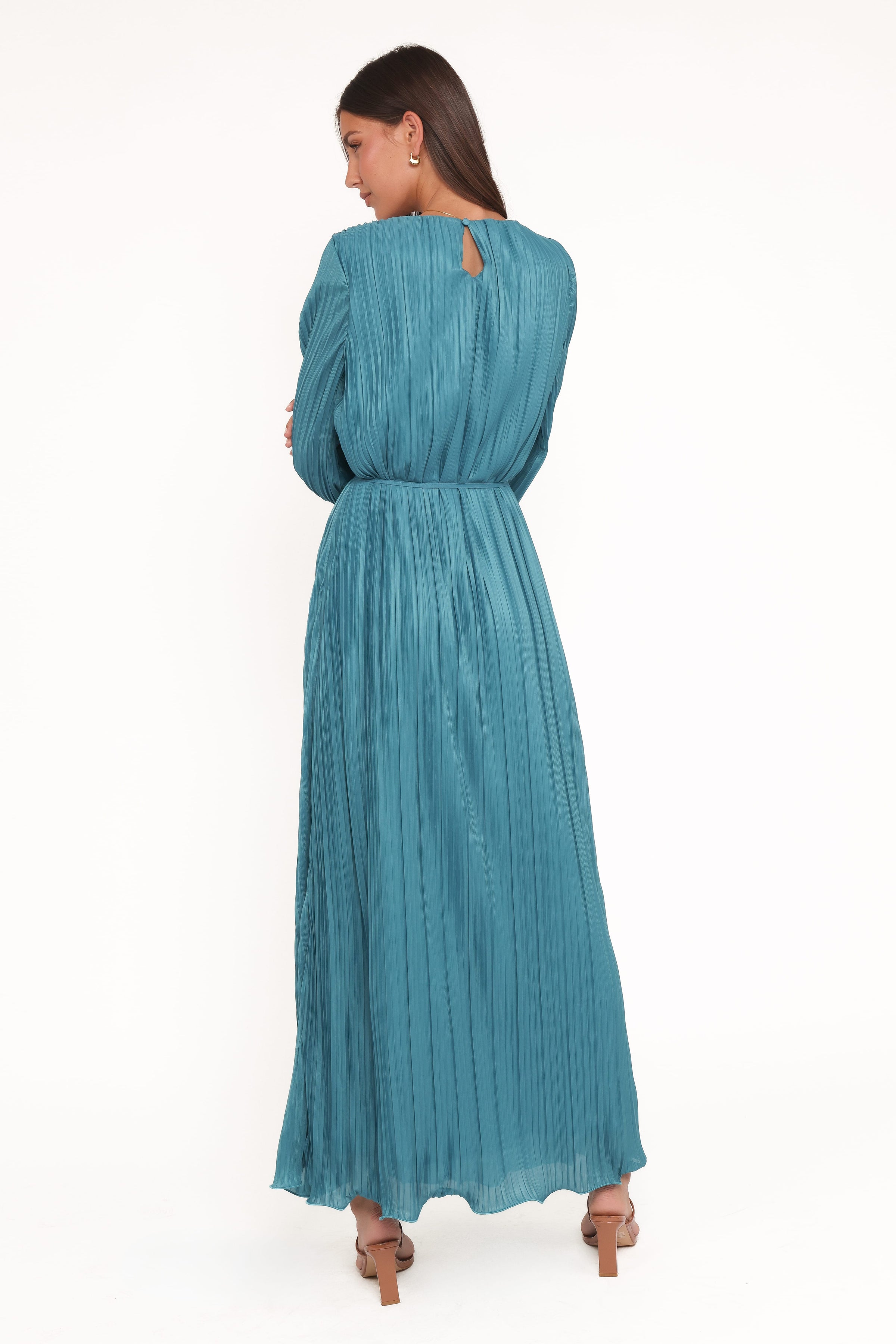 DRESSES Armena Long Sleeve Maxi Dress - Teal