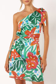 DRESSES @Arwan One Shoulder Mini Dress - Kauai