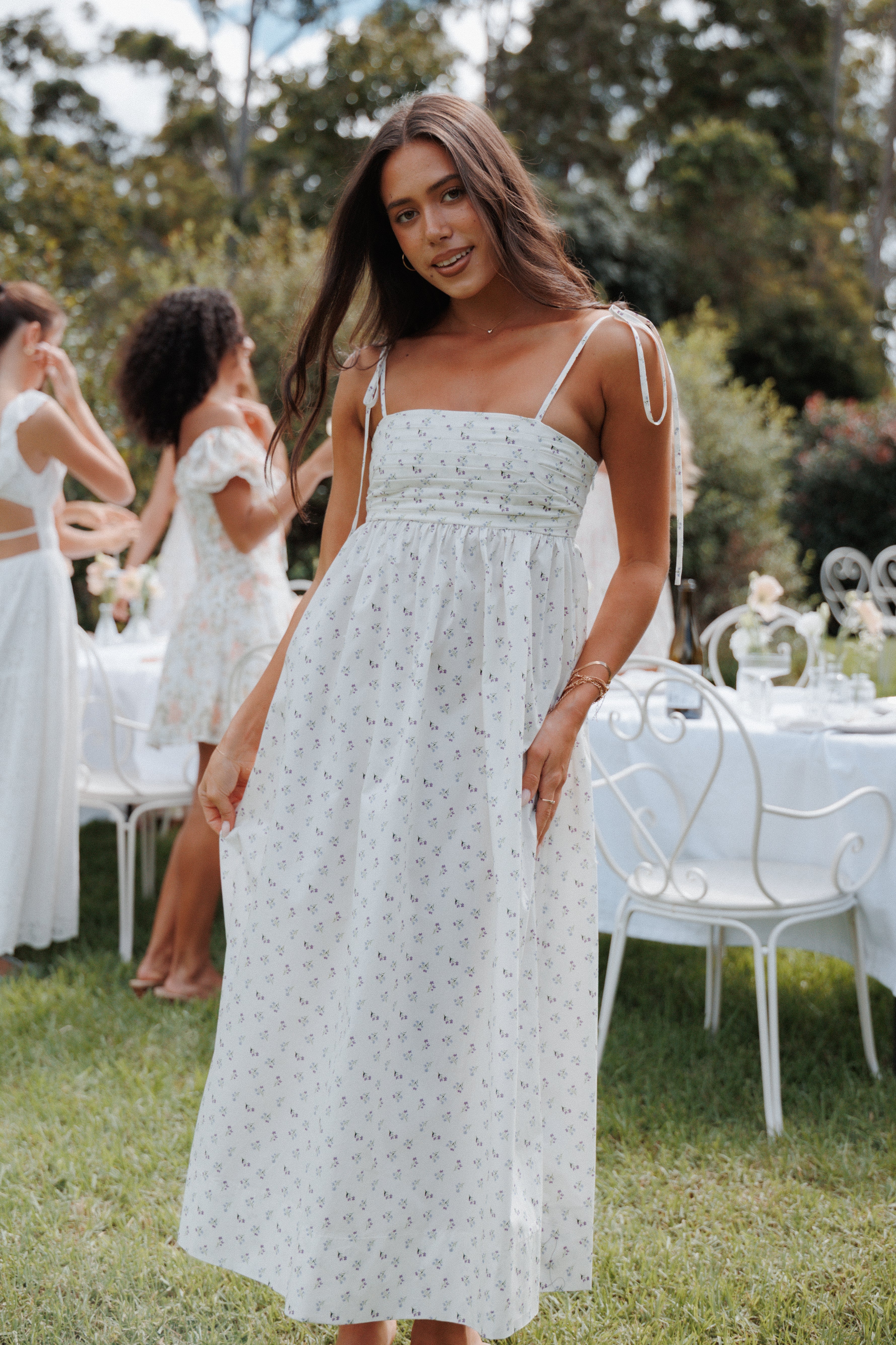 DRESSES Ashtyn Maxi Dress - Purple Ditsy Floral