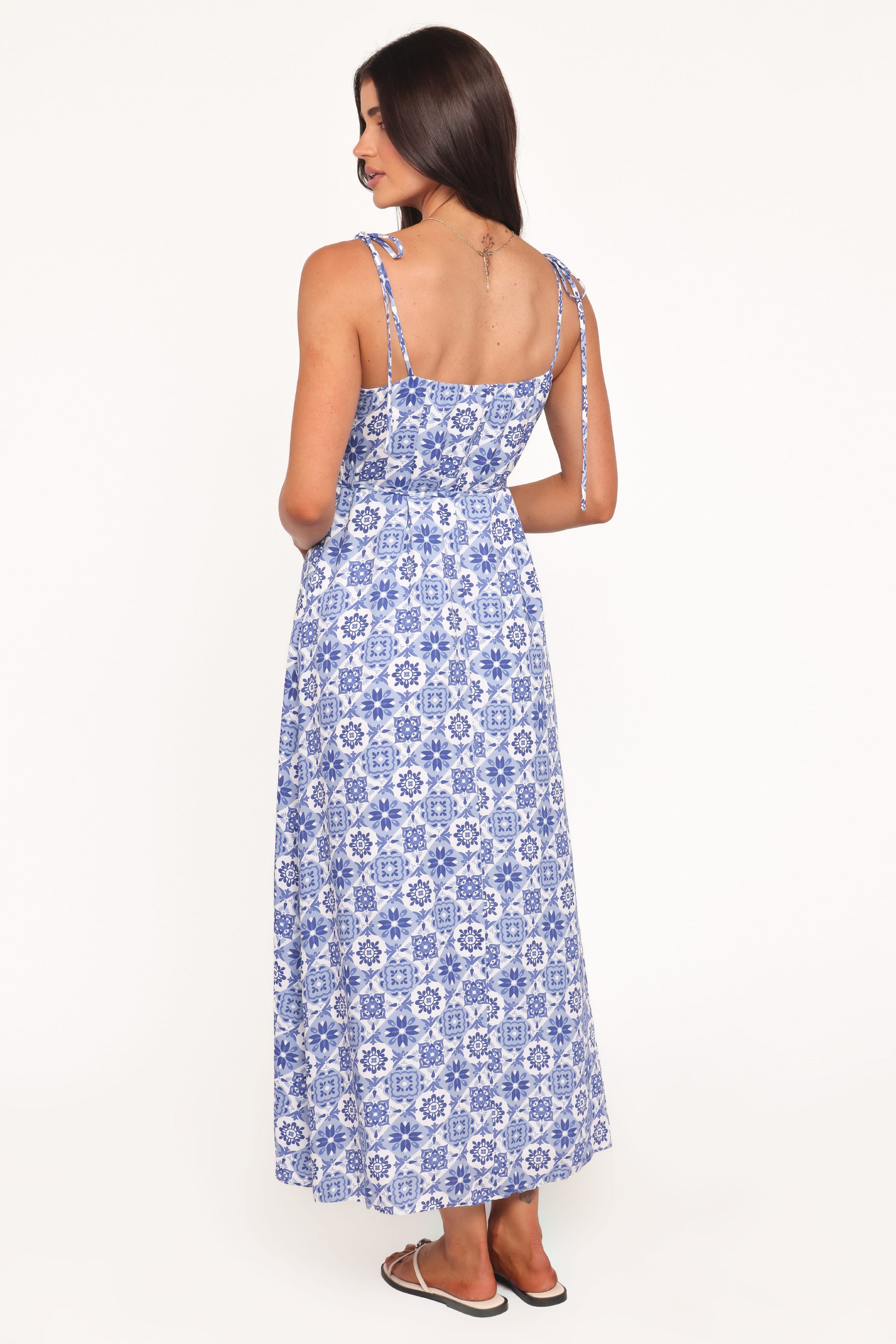 DRESSES Aster Maxi Dress - Blue Tile