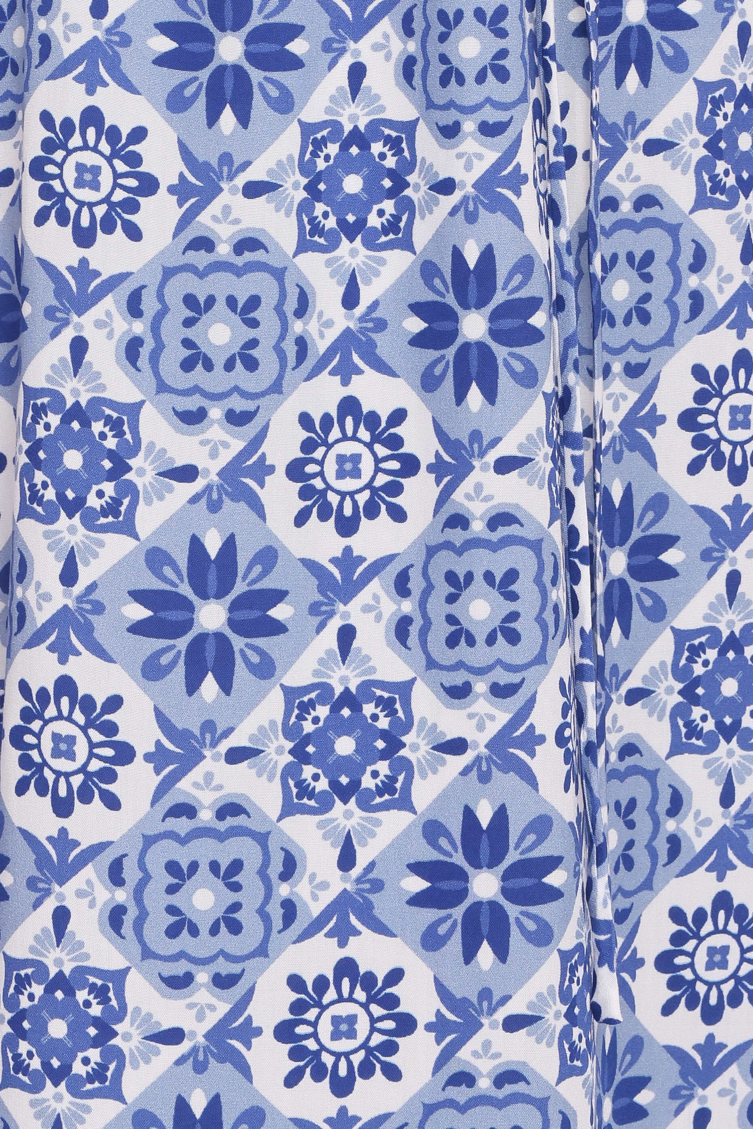 DRESSES Aster Maxi Dress - Blue Tile