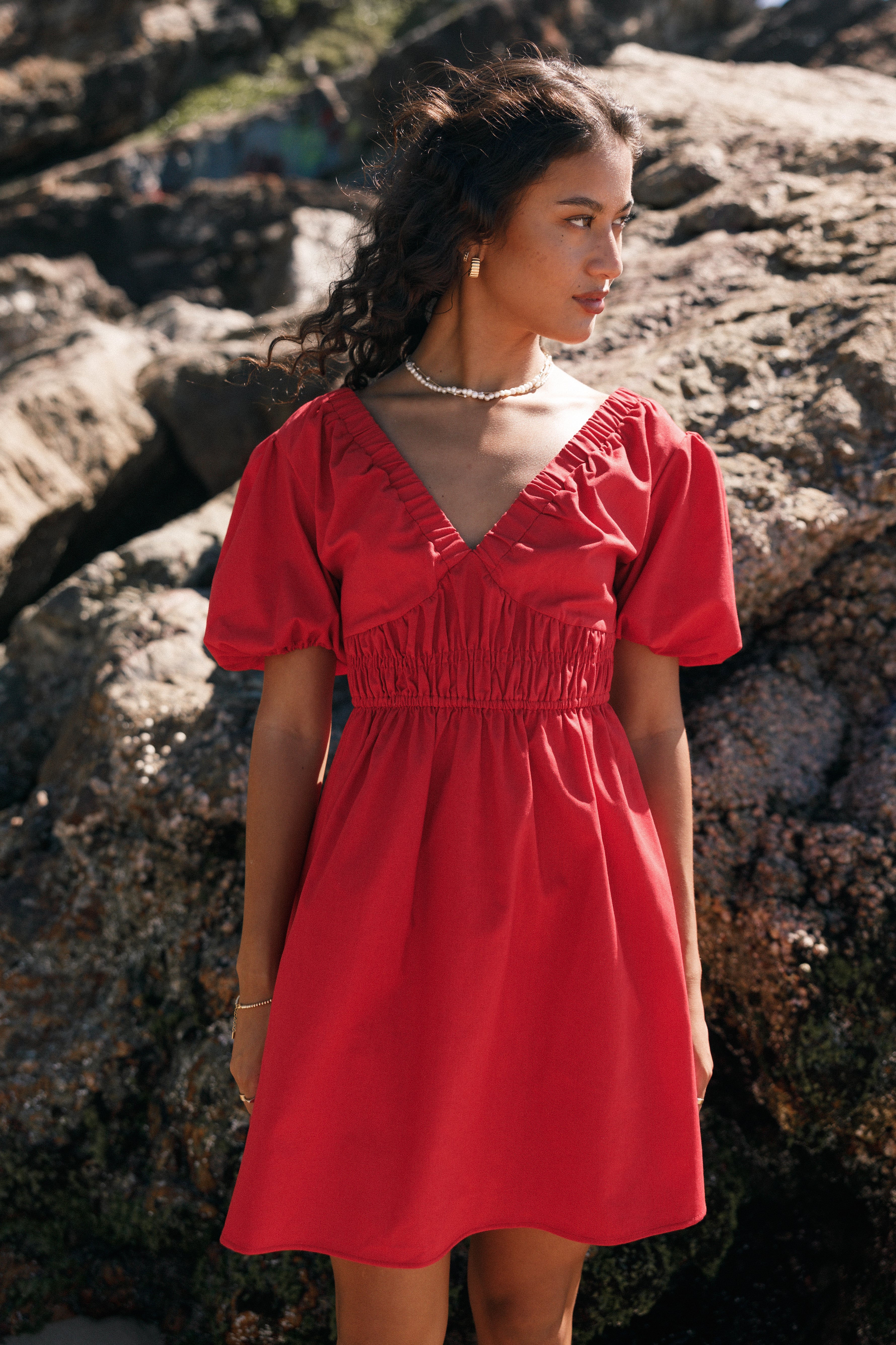 DRESSES Astrid Mini Dress - Red