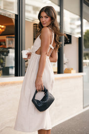 DRESSES Aubrey Cutout Midi Dress - Beige