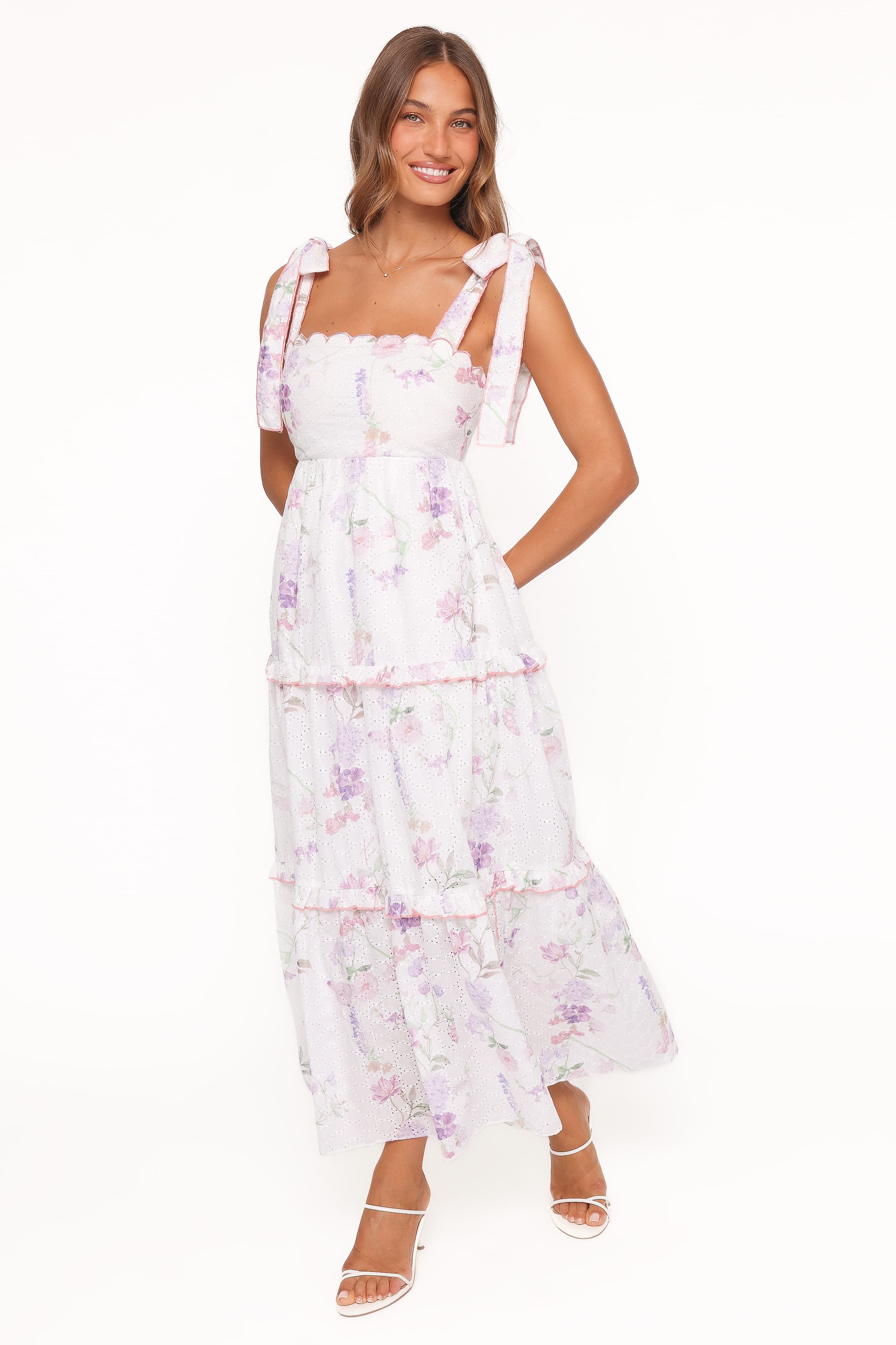 DRESSES Aurelia Maxi Dress - Purple Floral