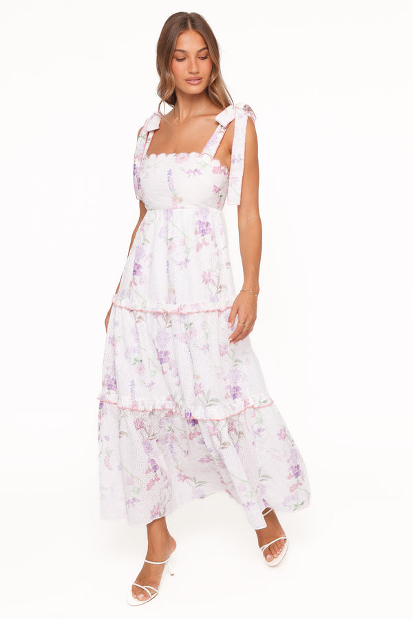 DRESSES Aurelia Maxi Dress - Purple Floral
