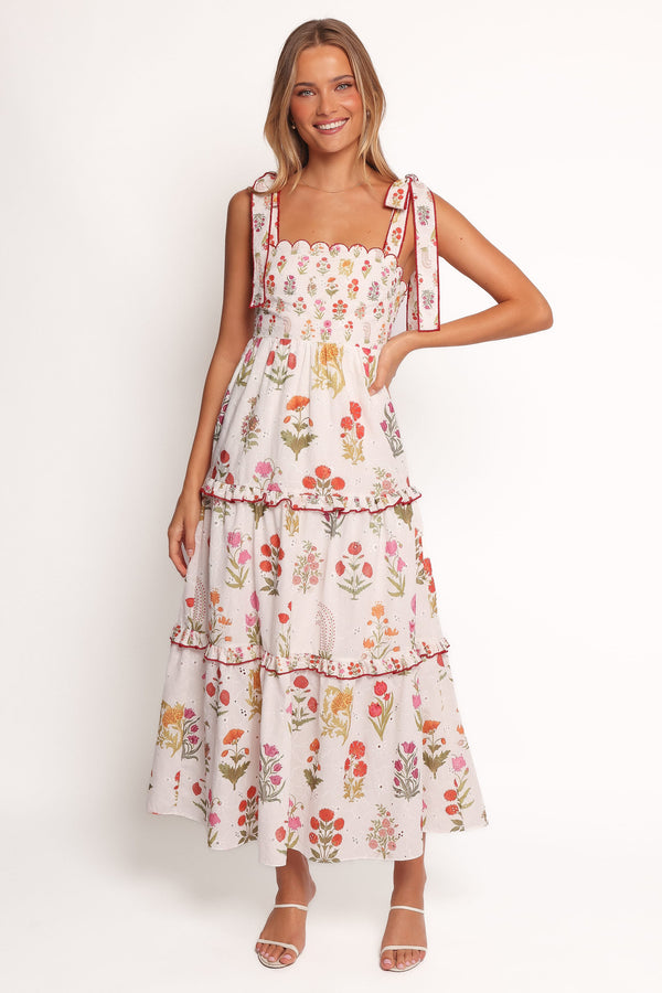 DRESSES Aurelia Maxi Dress - White Floral