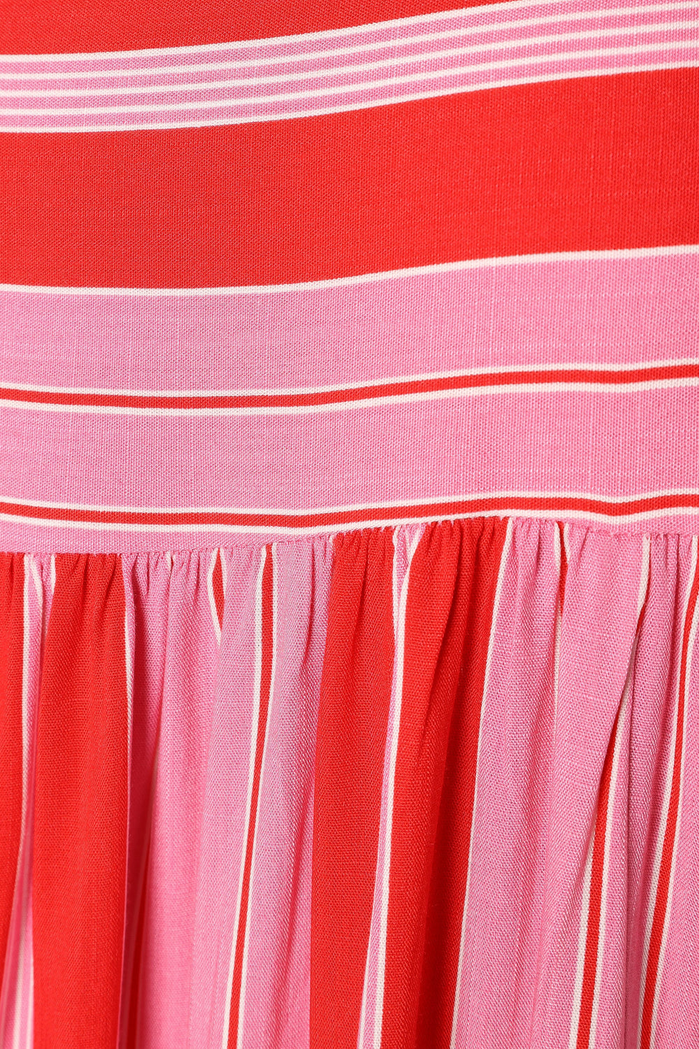 DRESSES @Aurelia Midi Dress - Pink Stripe